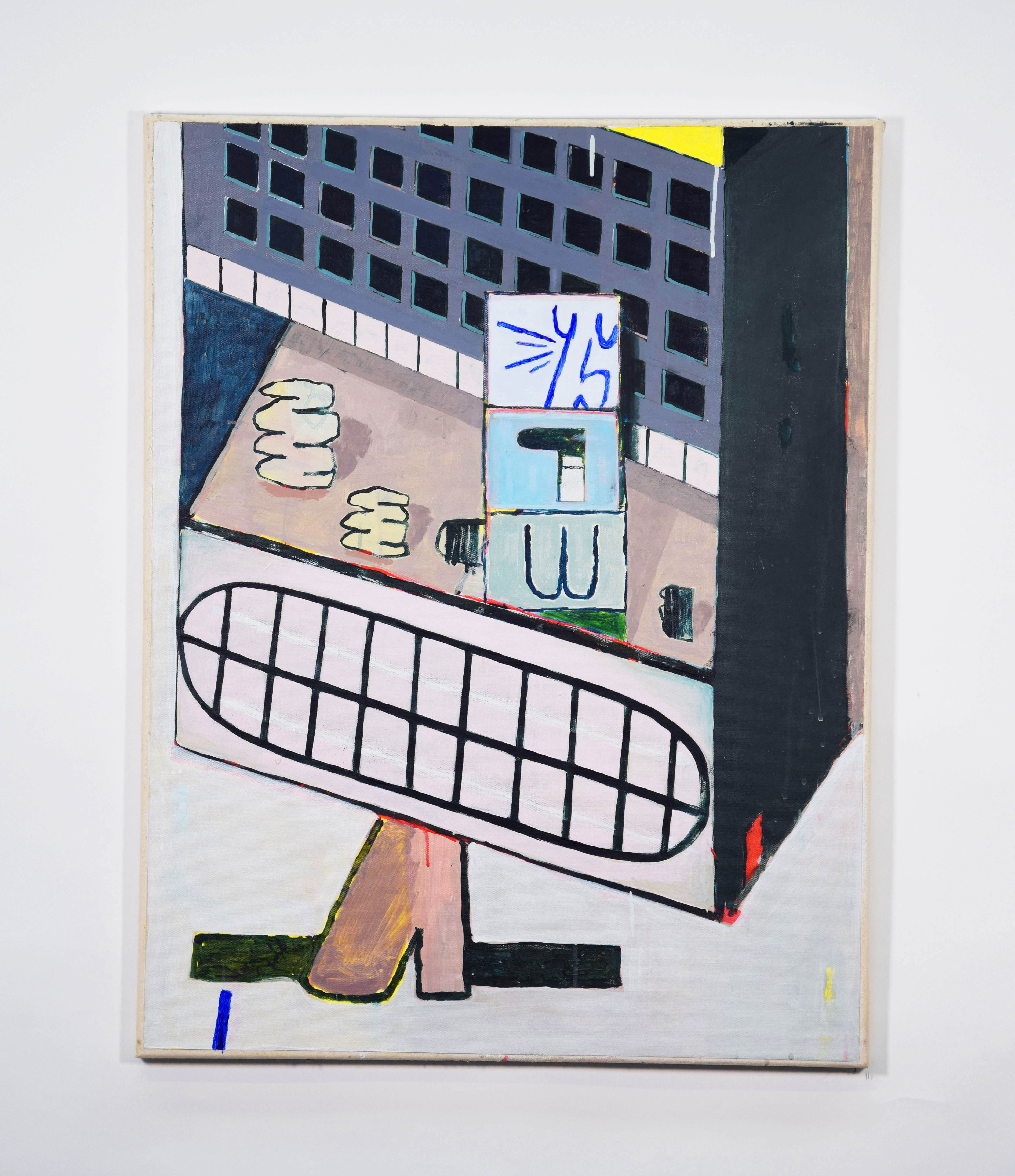 Hotel/ Acrylics on Canvas/ 90x70