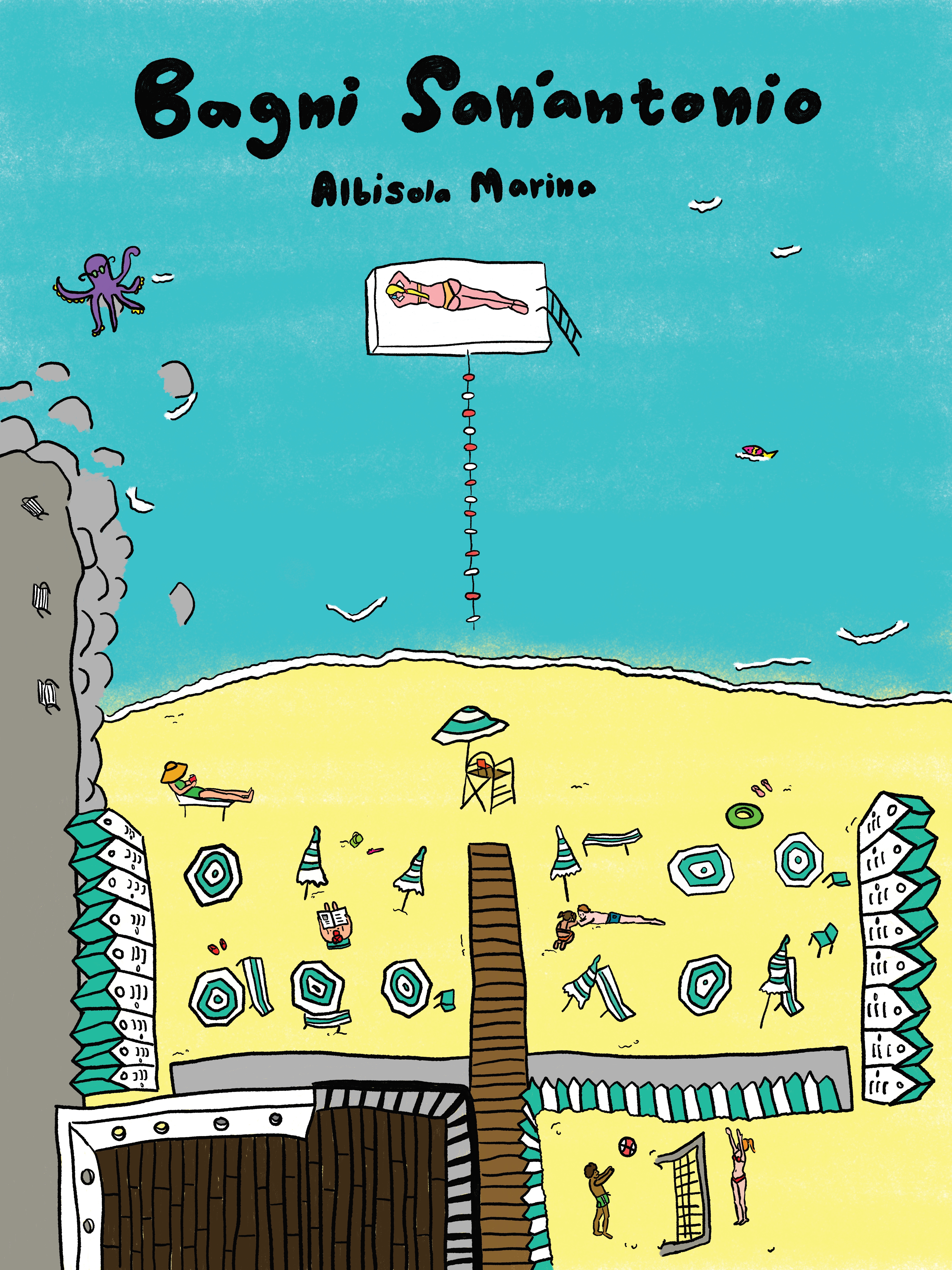 Albisola Marina, Digital illustration