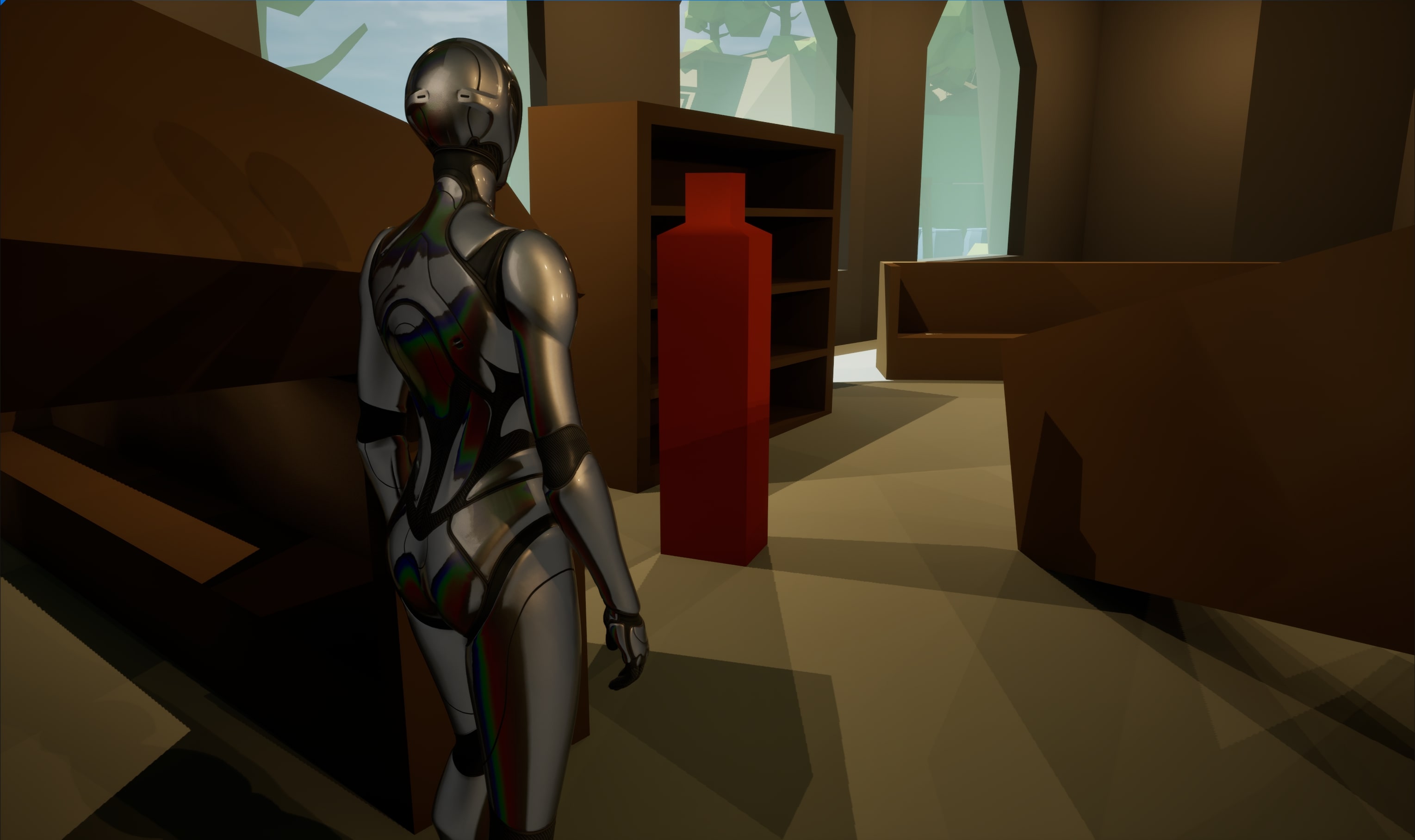 10. Bookshelf and pews can help during the direct fight.
