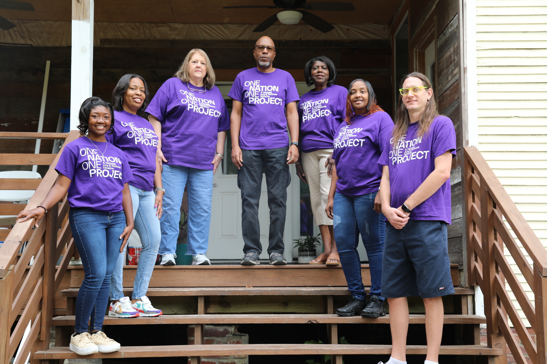 L-R: Kayla McDonald, Shanique Davis-Hampton, Sherril Strong, James Owens, Mary Lofton, Cycsila Washington, & daniel johnson