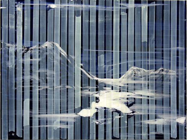 Untitled, acrylic on board 18x24", 46x61cm 2008