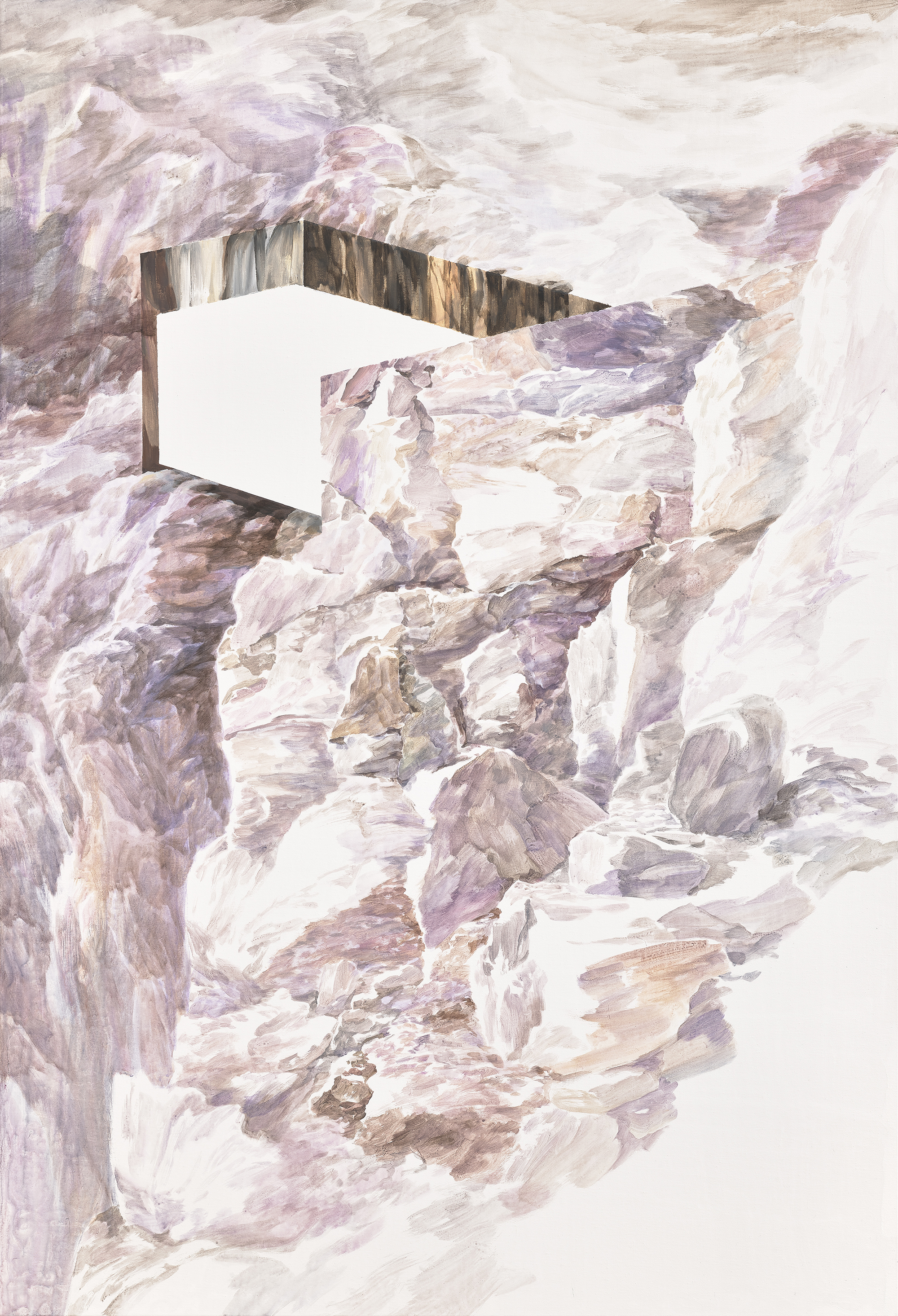 산의 이동, 캔버스에 아크릴, 116.8 x 80.3cm, 2021
