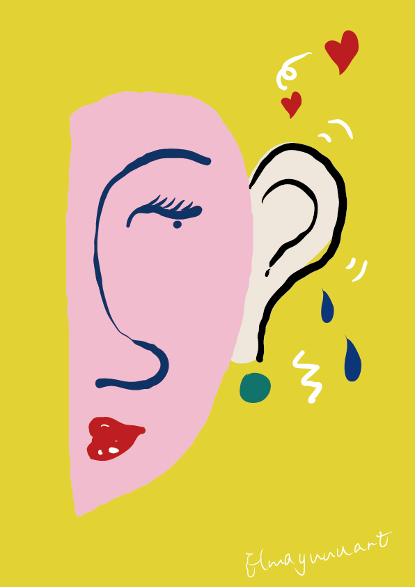 personal project-know yourself-this illustration was inspired by the article "Knowing yourself is a lifelong lesson"from LOHAS magazine