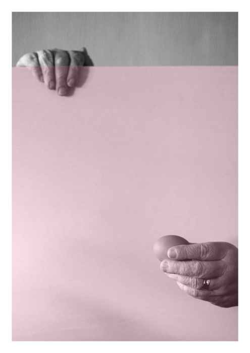 Rydym yn bwyta o'r un plat, 2012, print giclée ar Bapur Ysgythru Hahnemuhle Almaenig 310gsm, 420 x 297mm. Comisiwn ar gyfer Artes Mundi 5 / We eat from the same plate, 2012, giclée print on 310gsm German Hahnemuhle Etching paper, 420 x 297mm. Commission for Artes Mundi 5