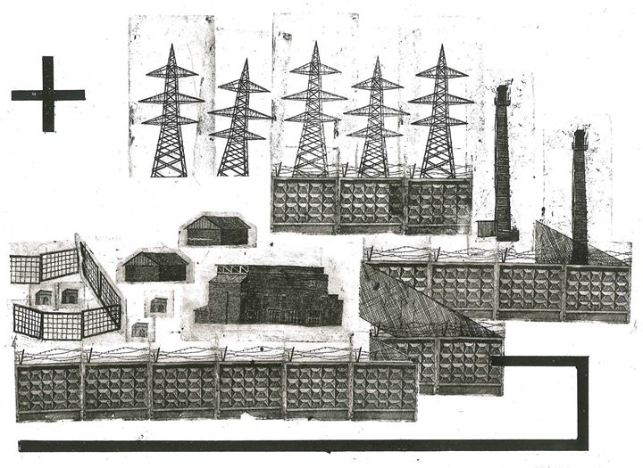 etching by Kristinyna Yarosh