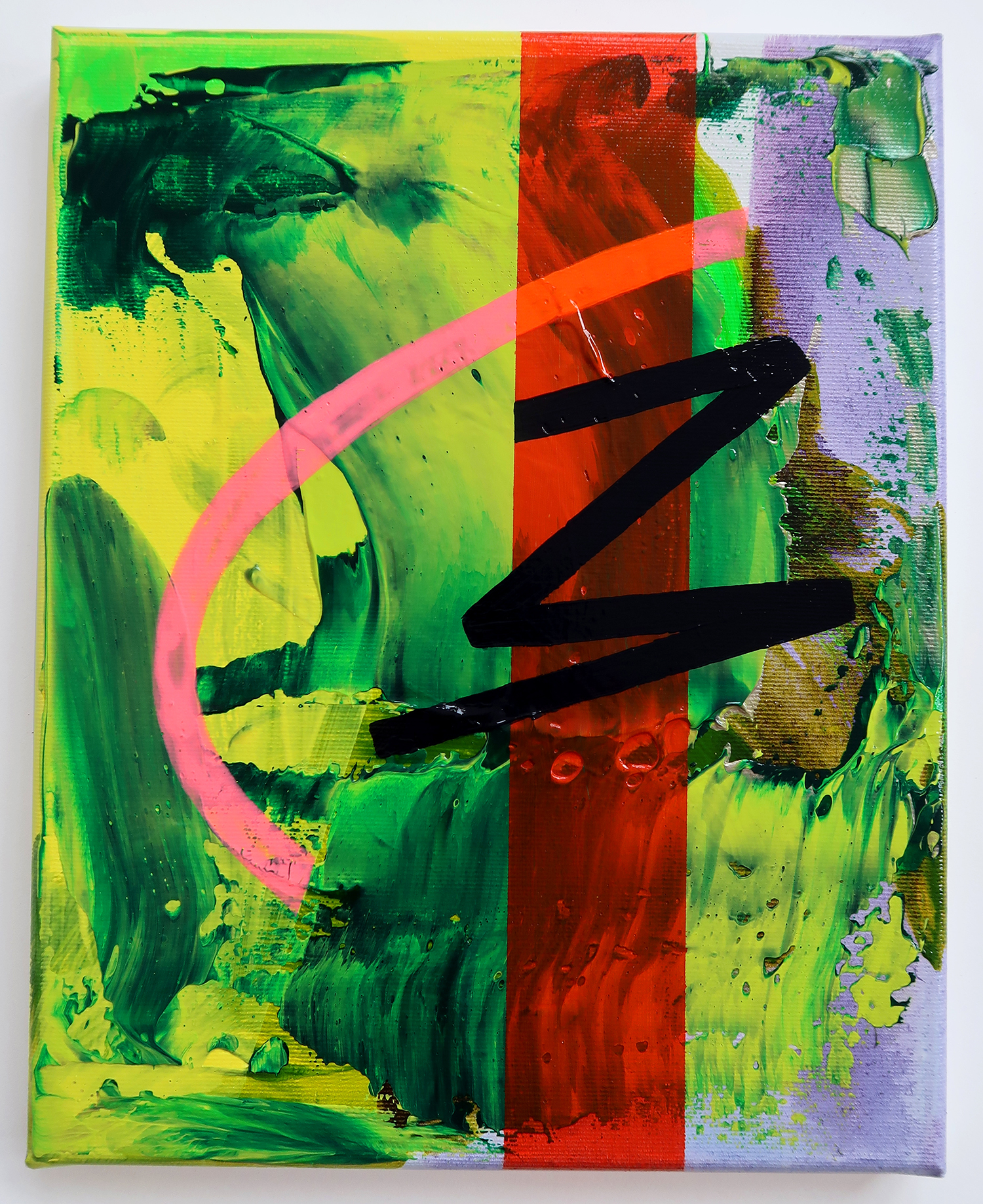 Untitled 528, 2020, Acrylic on canvas, 30x24cm