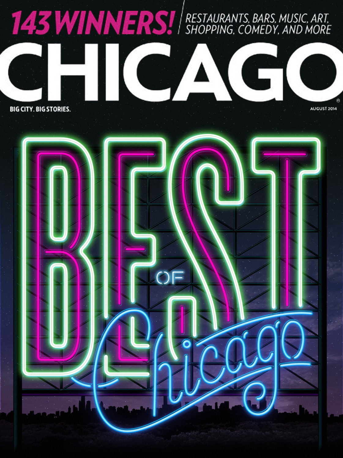 Chicago Magazine – Best Of Chicago – August 2014