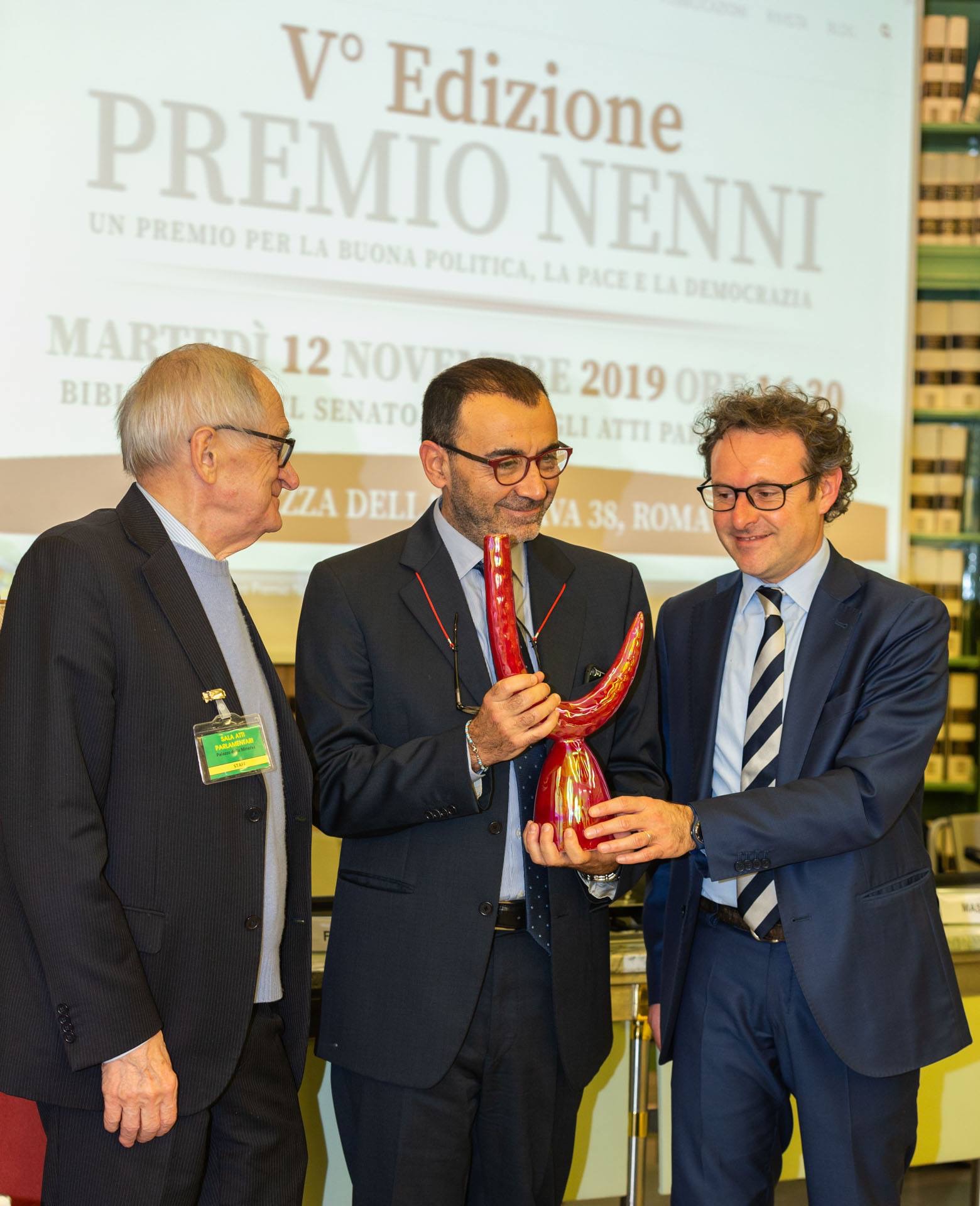 Premio Nenni per la buona politica, la pace e la democrazia, 12 novembre 2019