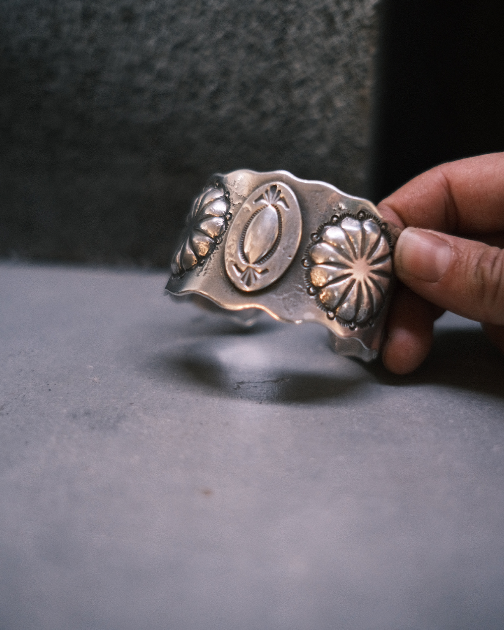 Flower Cuff (silver)