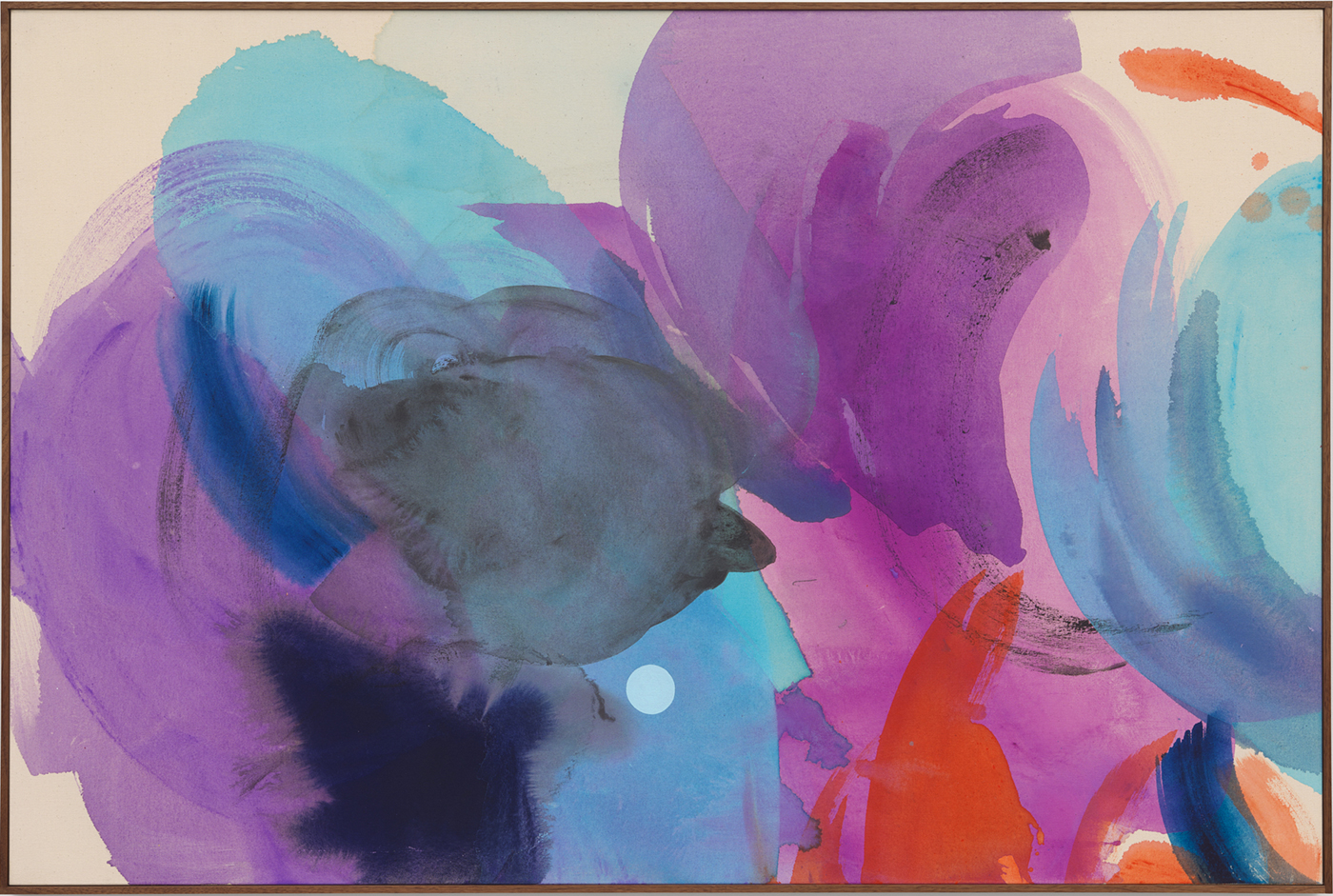 Ravel I, 2025 Acrylic on canvas Framed 40&rdquo; x 59.62&rdquo;