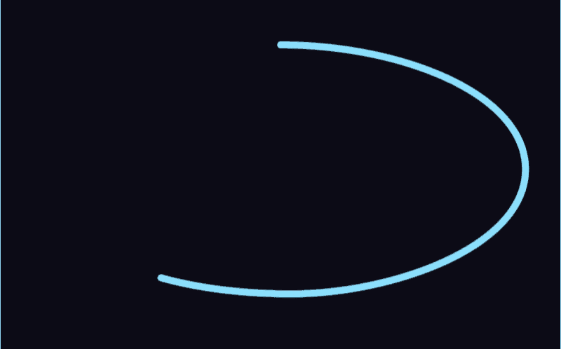 Single path (mostly) animation for the Lumon globe logo start-up screen.