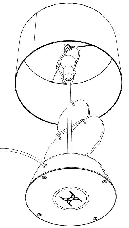 Tercet Table Lamp detail drawing