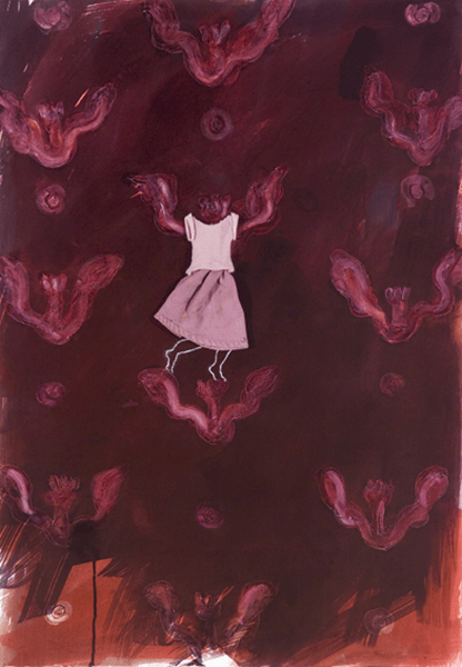 Nike — 91 x 63 cm Mixed Media on Paper (2005)