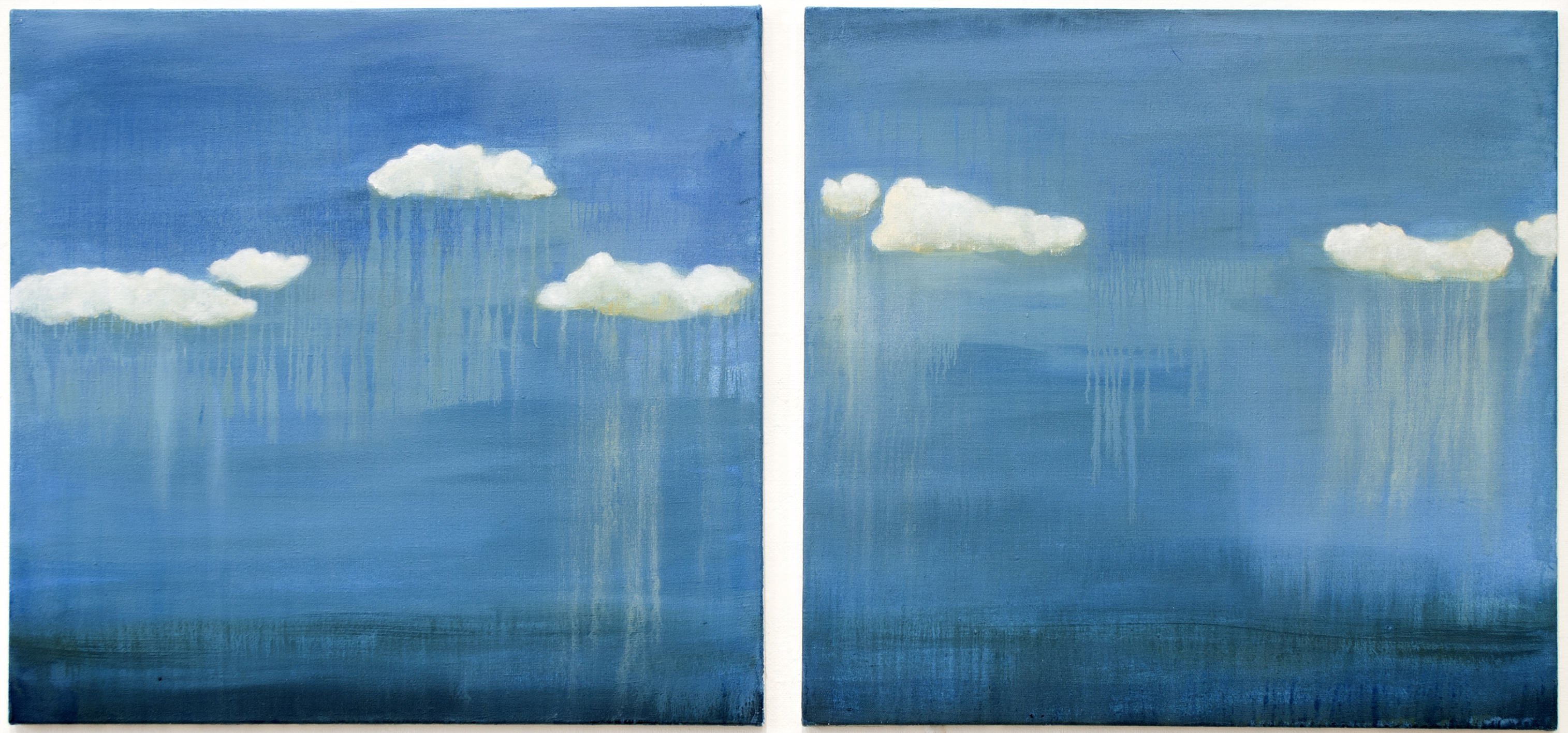 Transitory (In Transit), 2018, 167x78cm, oil on linen 