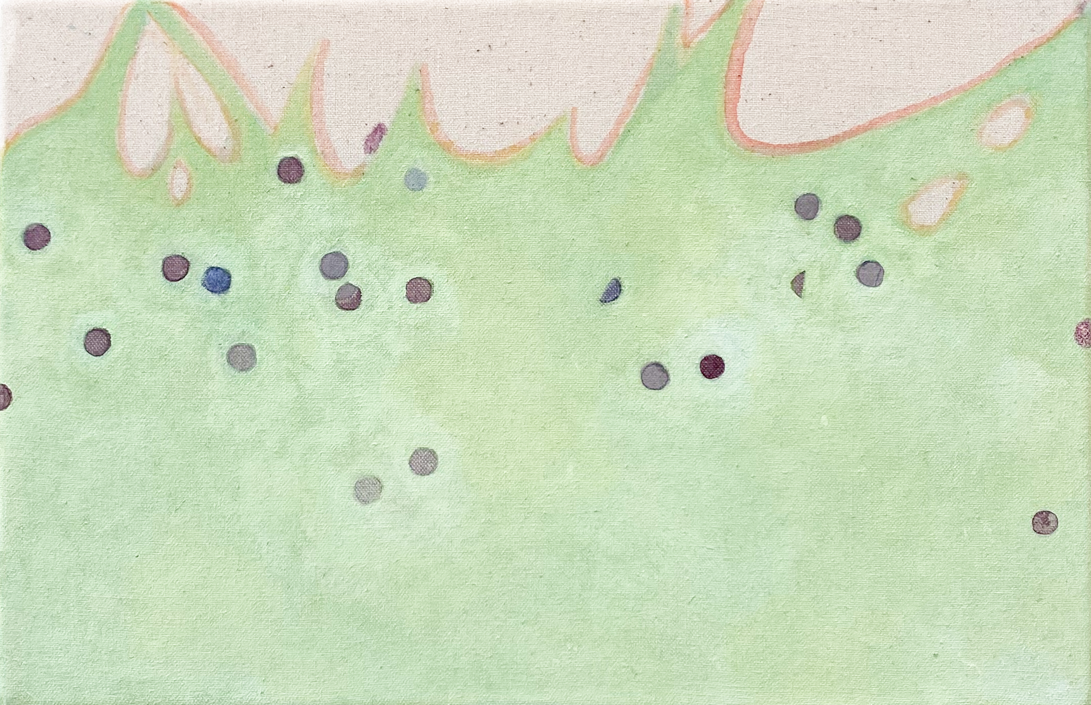 Chives, Acrylic on canvas, 20 x 30 cm, 2023