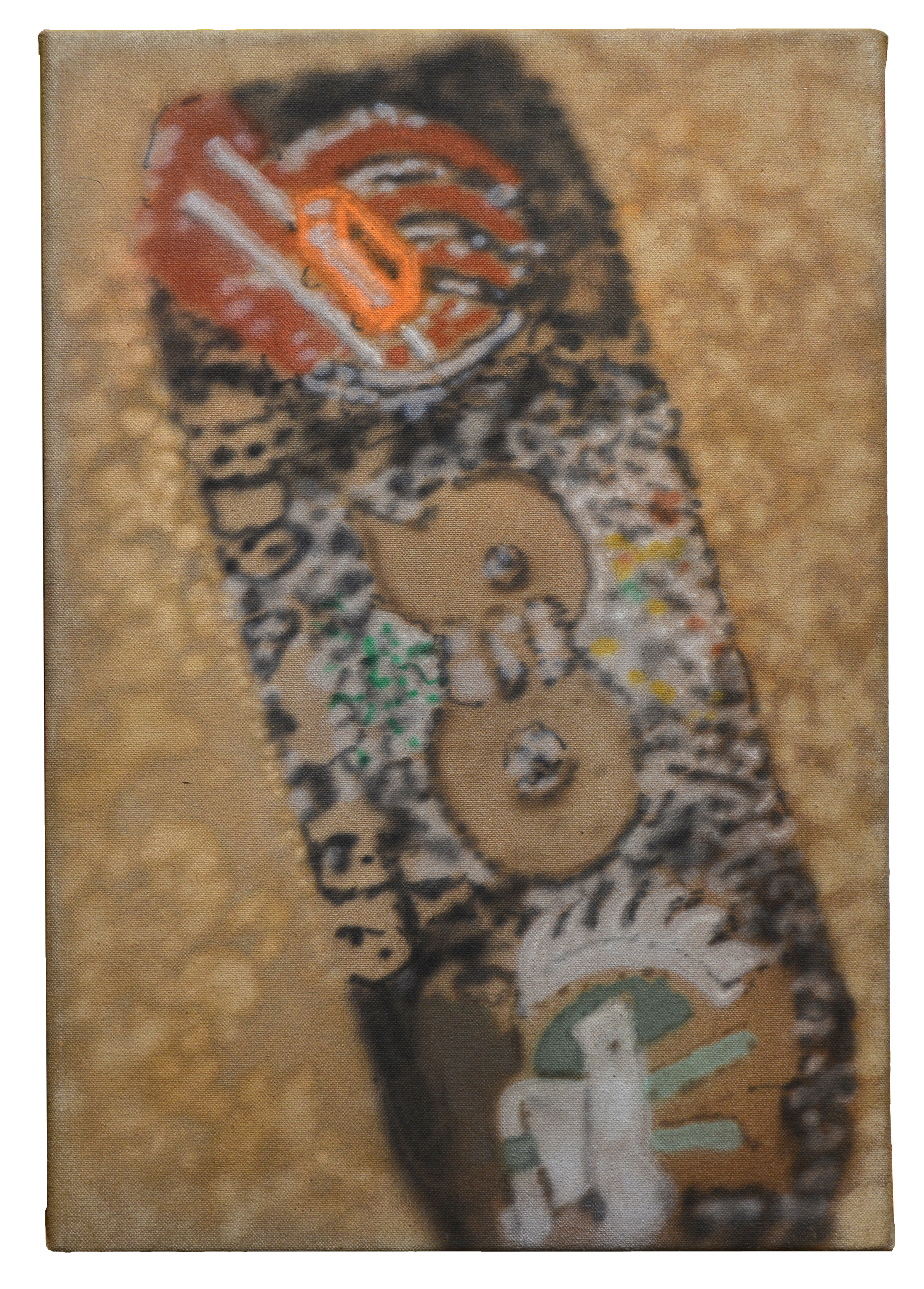  OG, acrylic on canvas, 44 x 30 cm, 2020