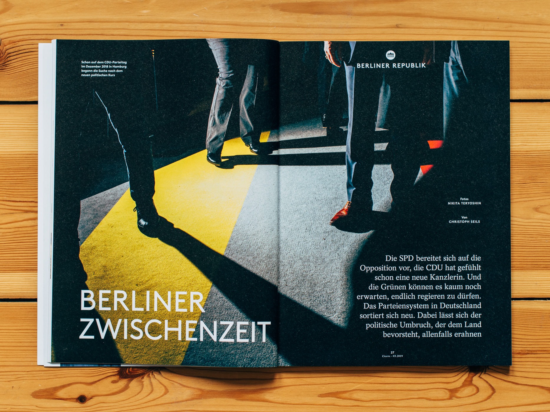 CICERO / Game of Chairs, CDU Parteitag / M&auml;rz 2019