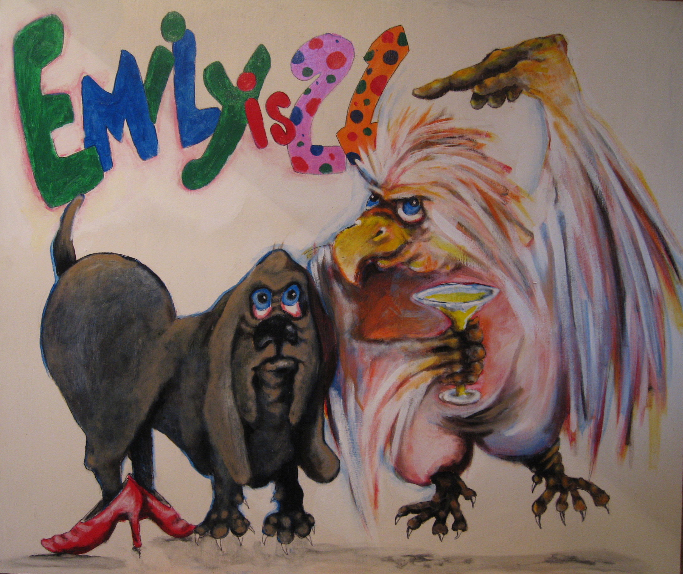  Acrylic on panel – 32” x 36” 