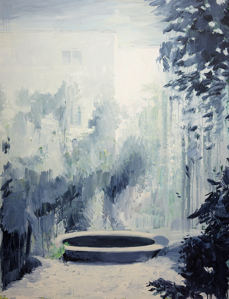 Fountain. 170 x 130cm. oil on canvas. 2019 (private collection, London, UK)