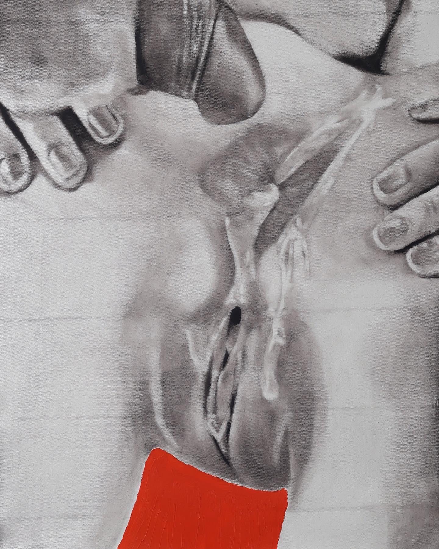 Untitled 100, 50x40cm, oil colour on canvas