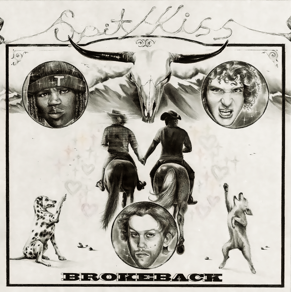 Cover for Spit/Kiss [Brokeback Single Cover], 2023