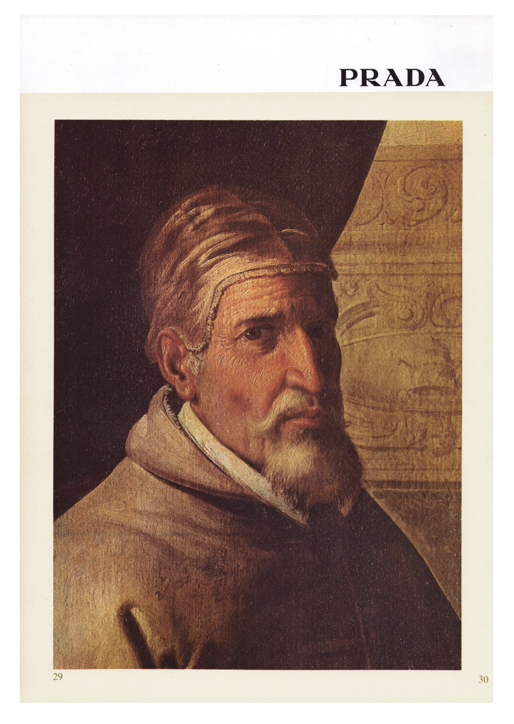 Pope Urban II for Prada, 2023, photomontage, 21 x 32 cm