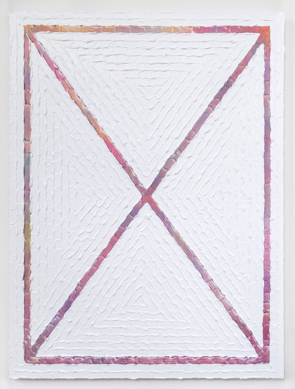 I Am Here Until I Am Not Acrylic, enamel, canvas 30 x 40 inches 2017