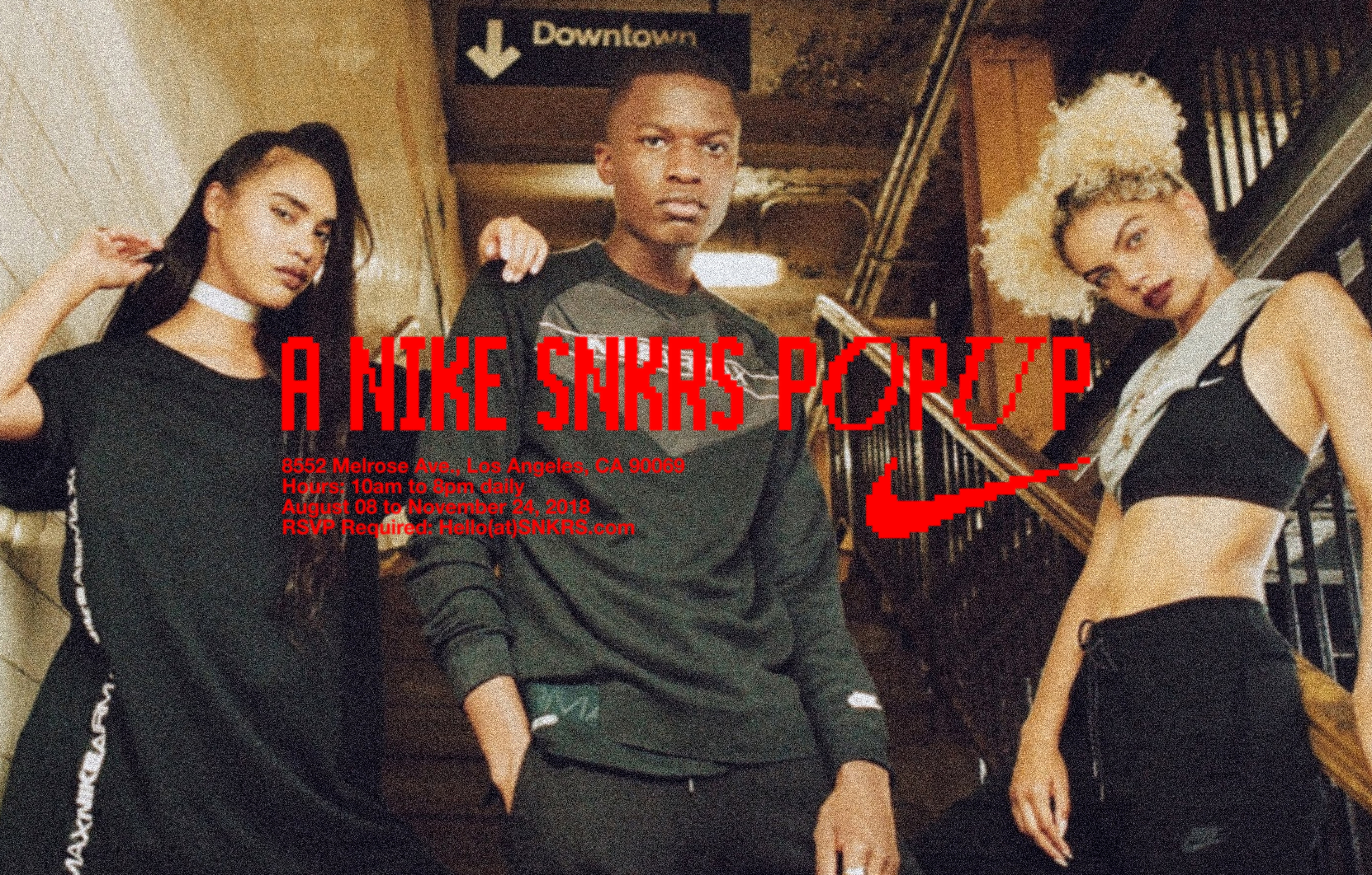 Nike SNKRS POPUP2018&nbsp;&nbsp;Brand Identity, Creative Direction