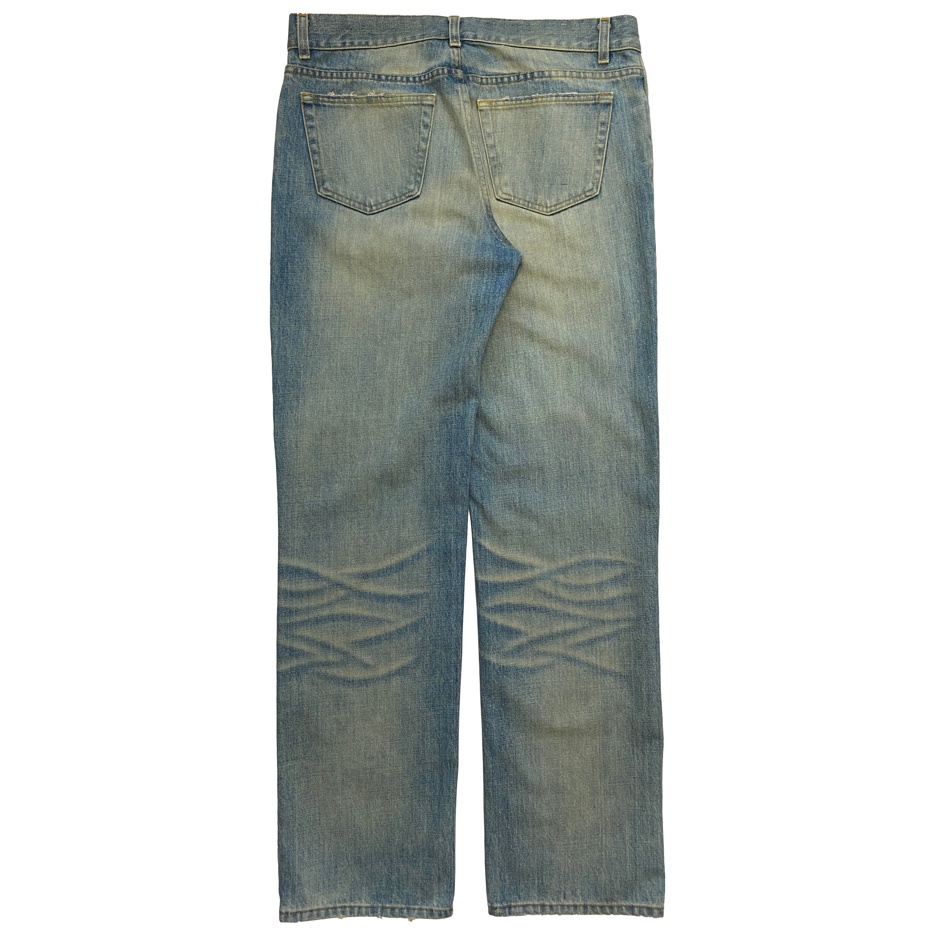 Helmut Lang Vintage Sanded Broken Denimます