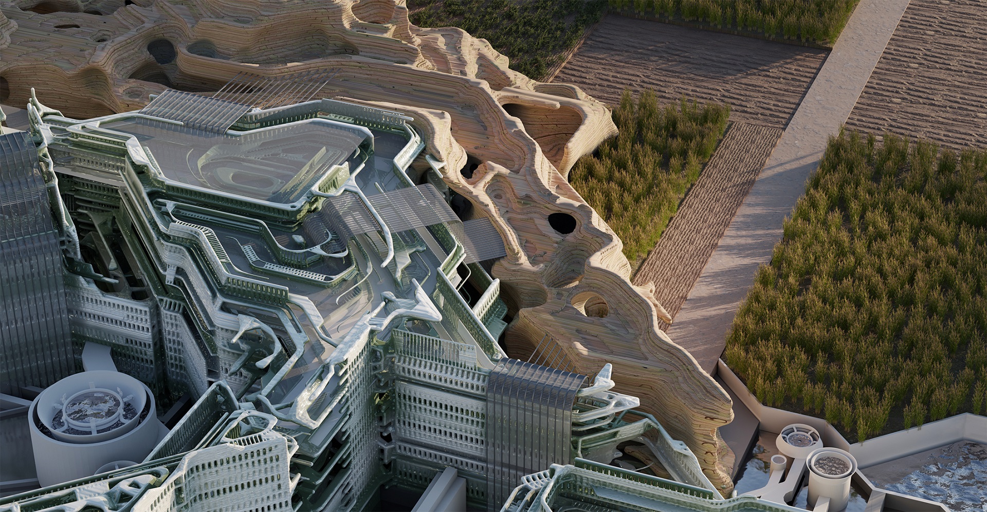 mixed-use compositon