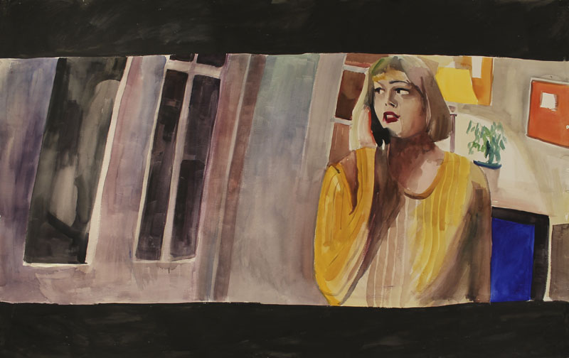 scream 1 / watercolor on paper / 2012