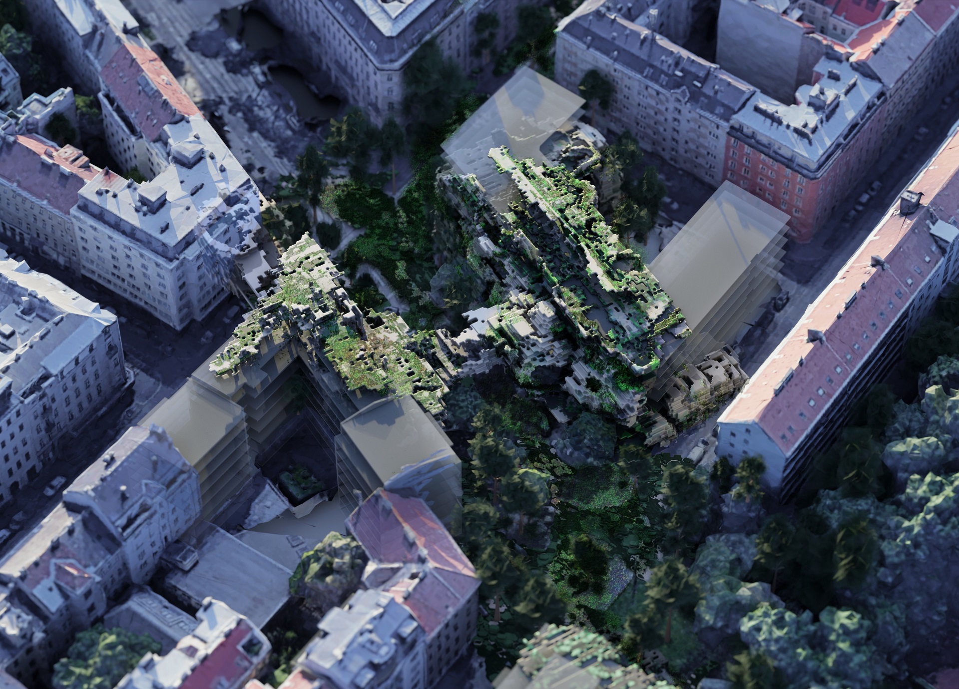 Axonometric, Intervention