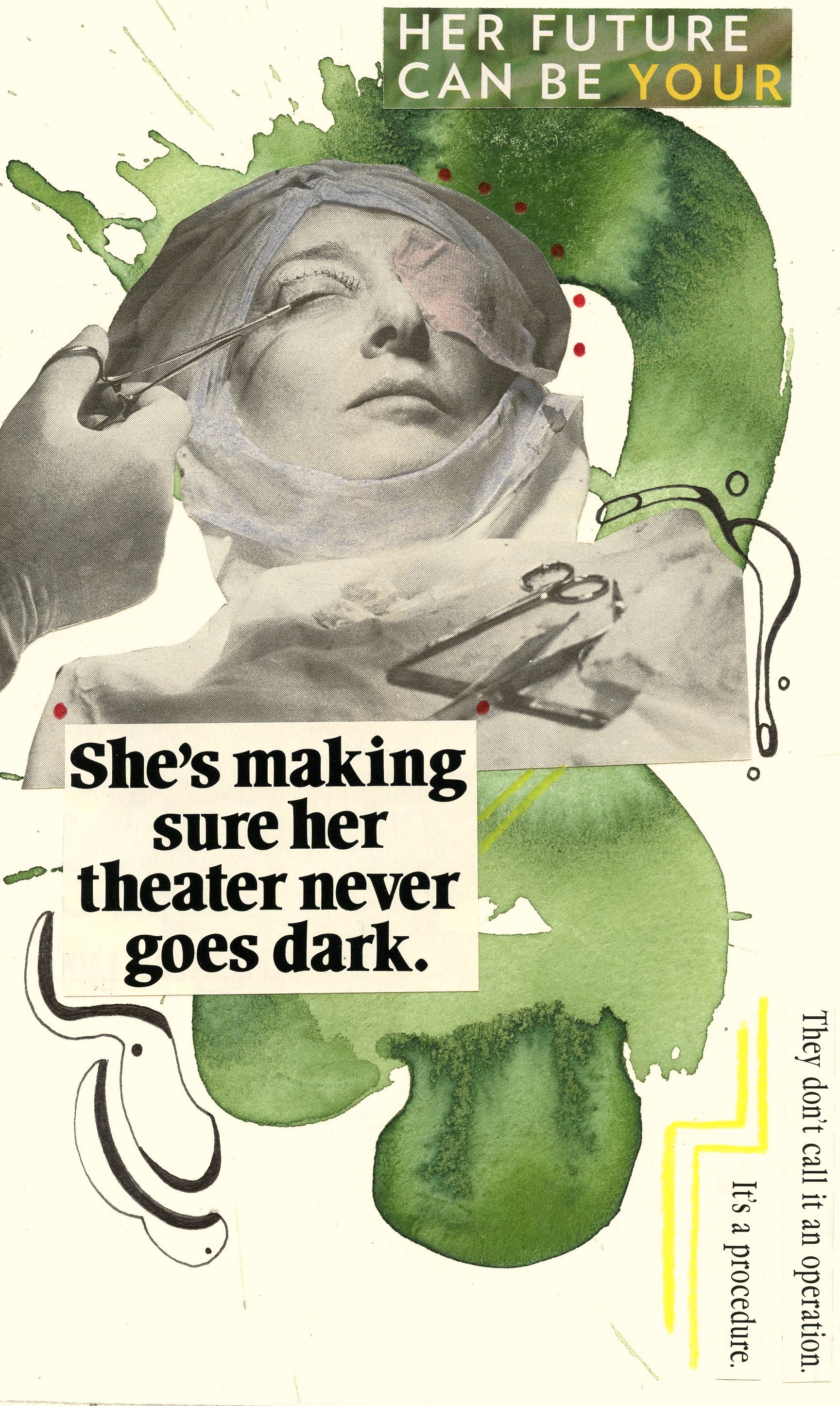 They Don't Call it an Operation (2018), 6"x10"