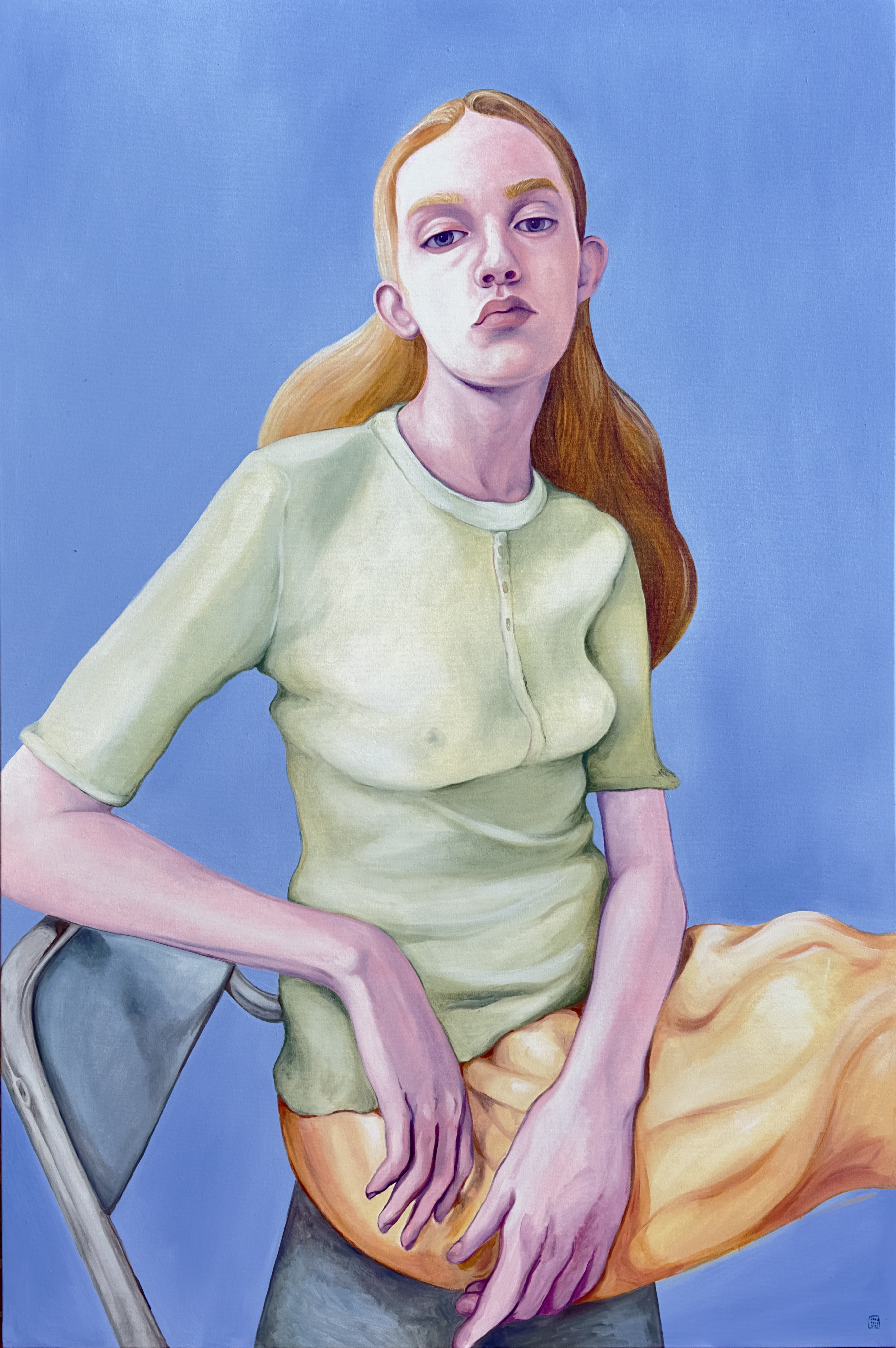 Marcela. Oil on canvas. 180x120cm. 2024