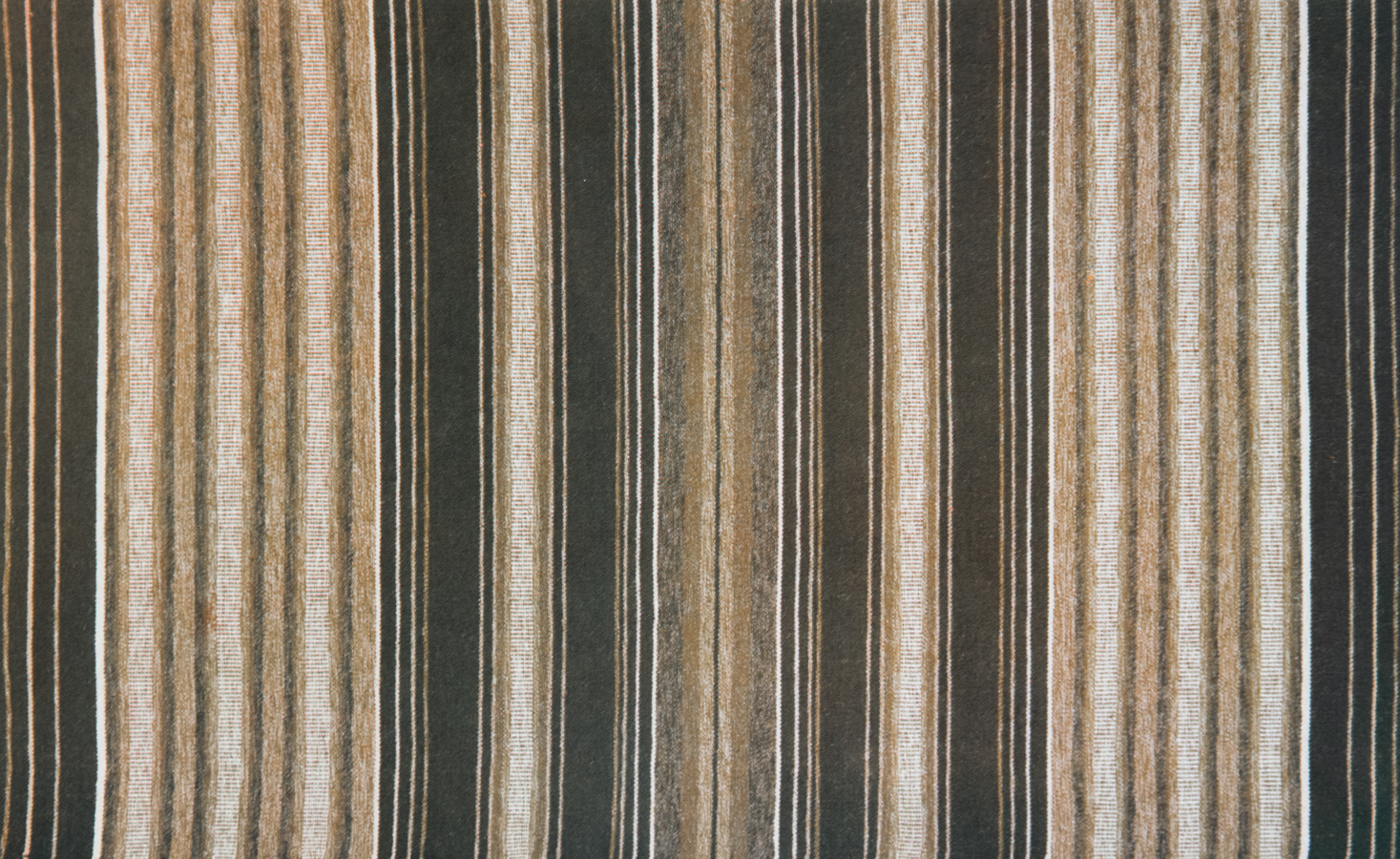 Handwoven wool rug. Serial production. 1980's