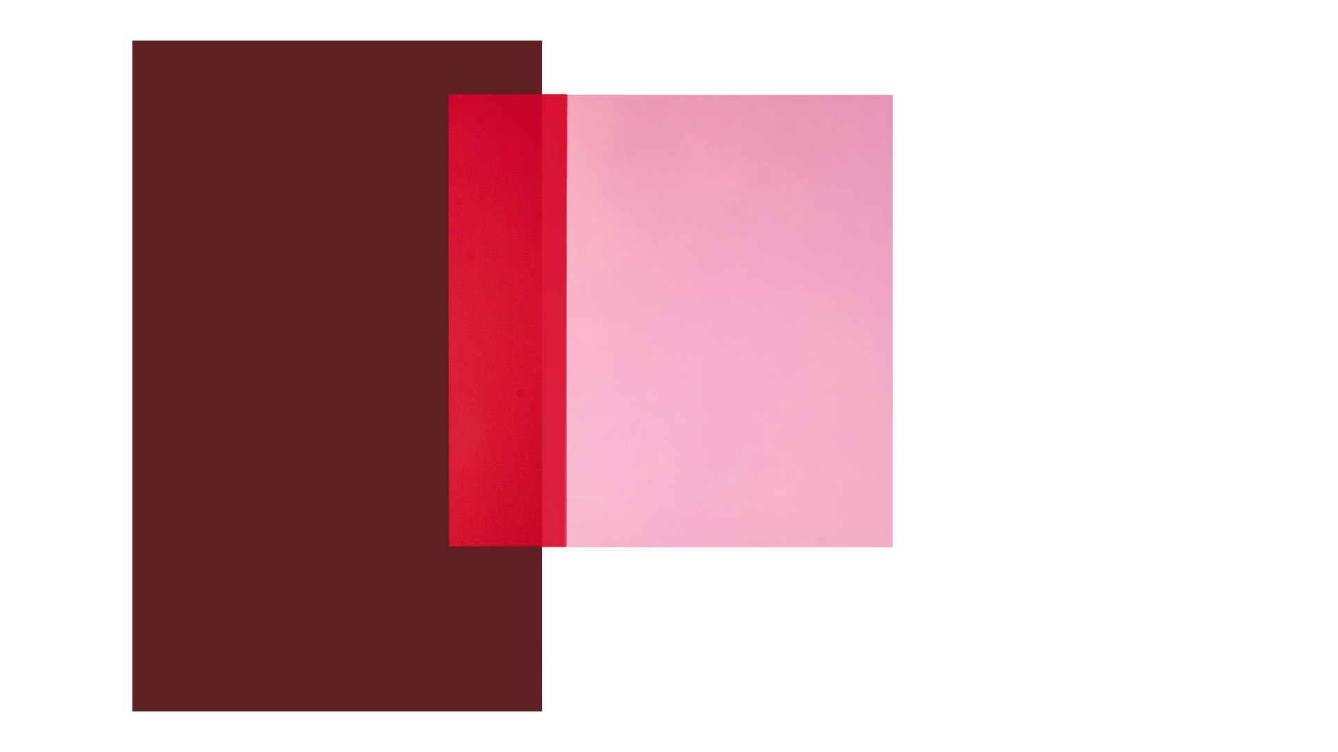 Red Block | 2024 | Diptych shaped Canvas