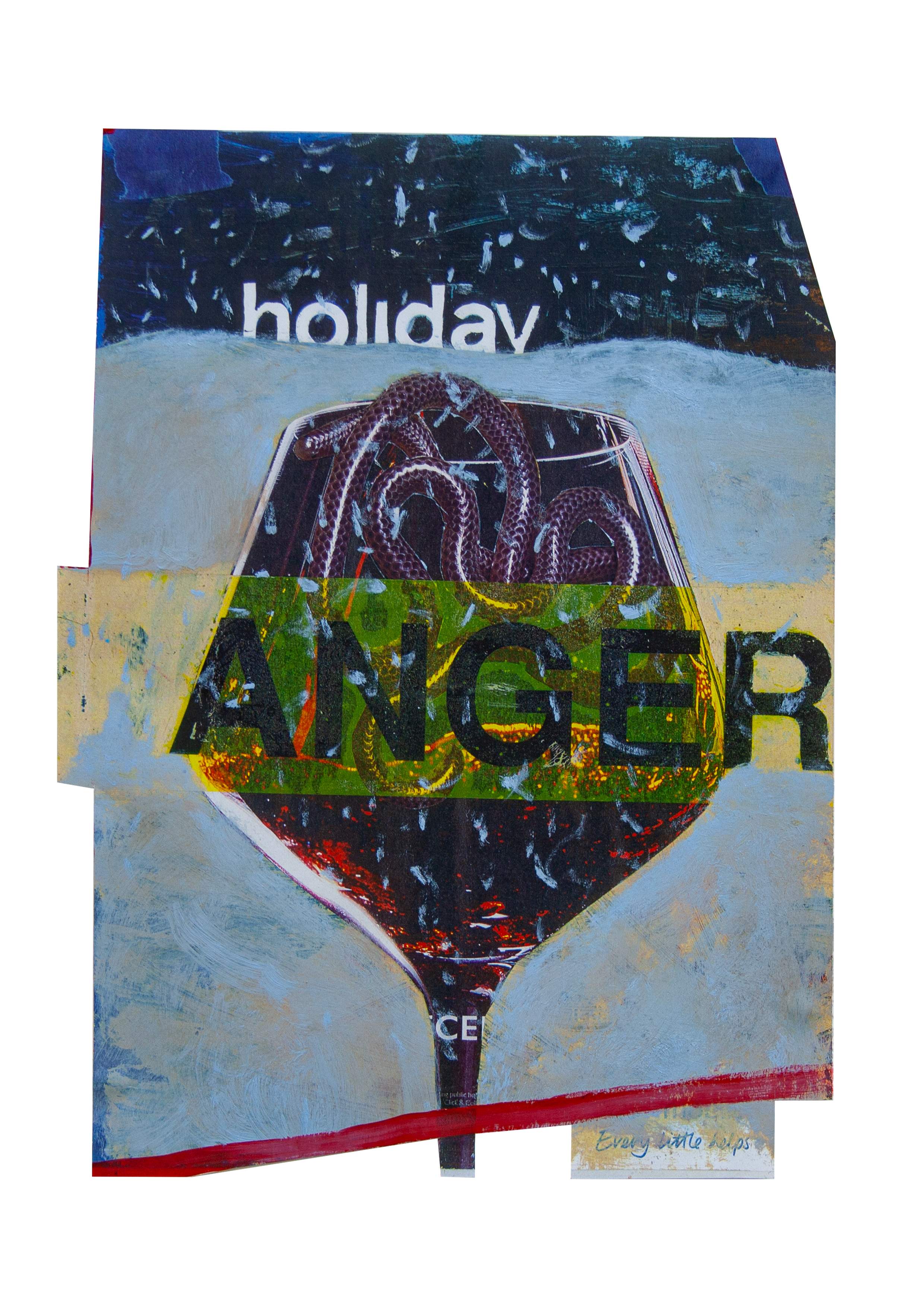 Holiday anger, 2024. Editions of 50, A4 £30, A3 £55, A2 £105