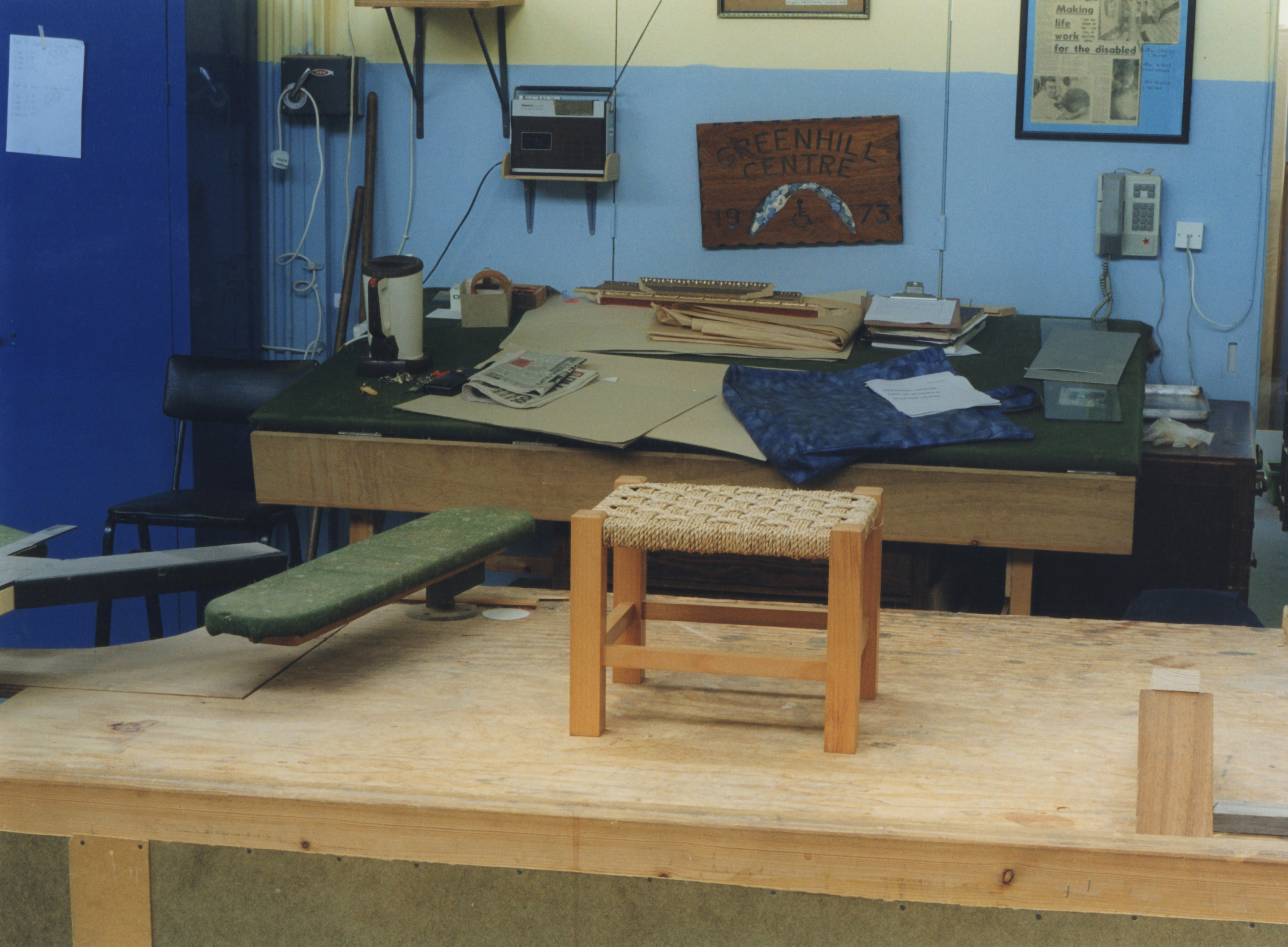 Matthew Crawley Artist, Footstool, 1997.