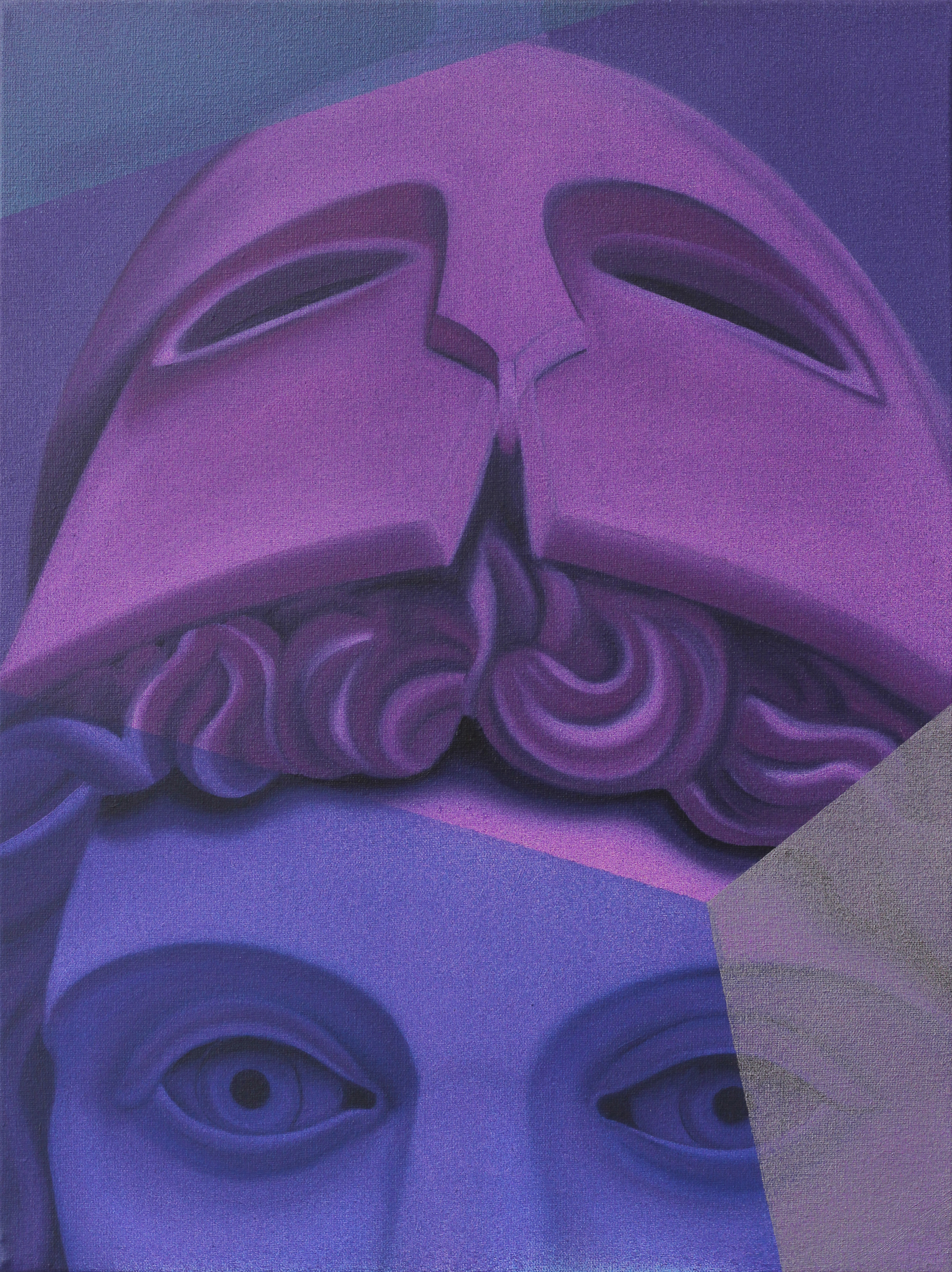 A promessa e a renovação, 2024. Óleo sobre tela, 30 x 40 cm.