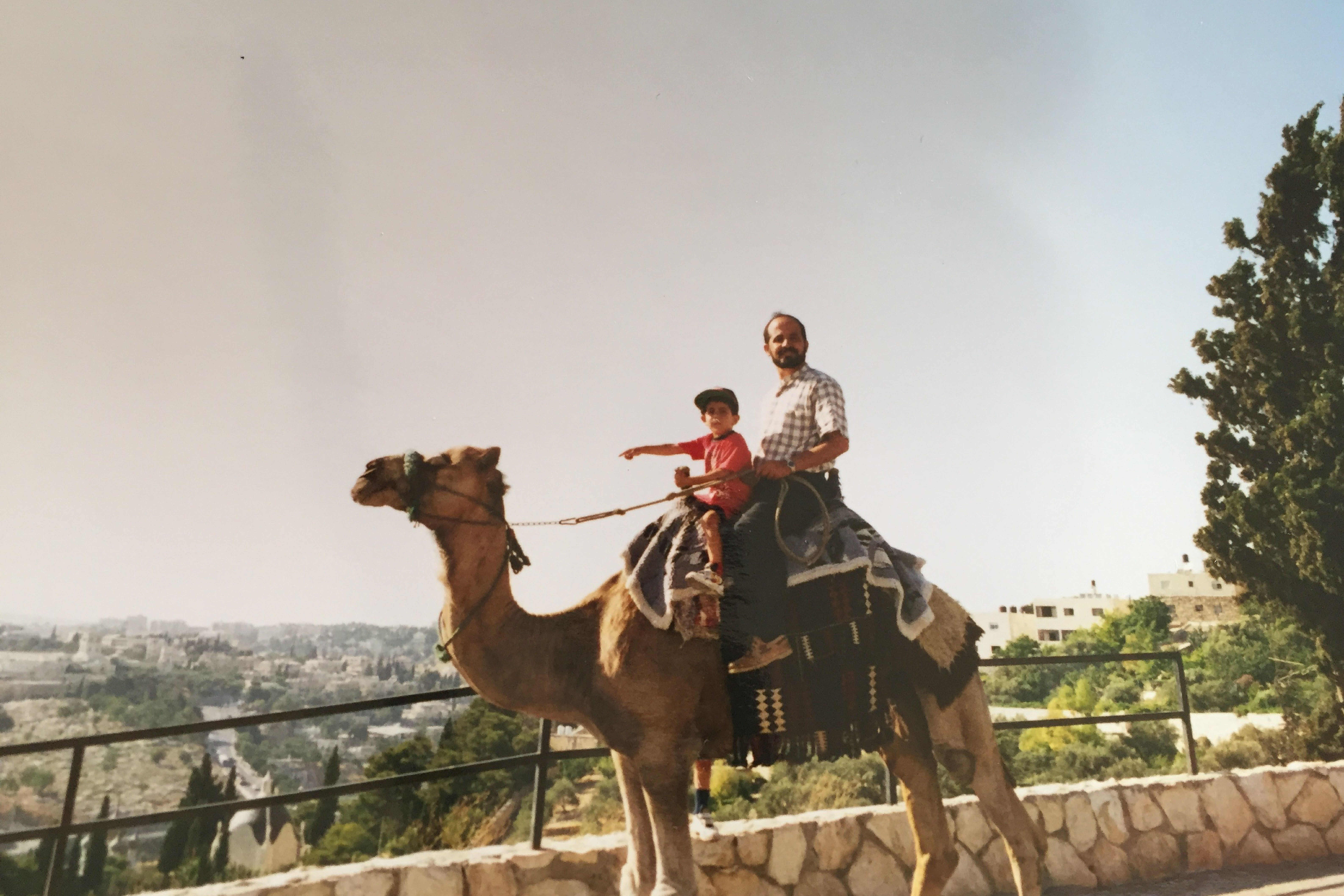 My baba and I in 1996 during my first visit back to Palestine after we moved to the US two years prior.
