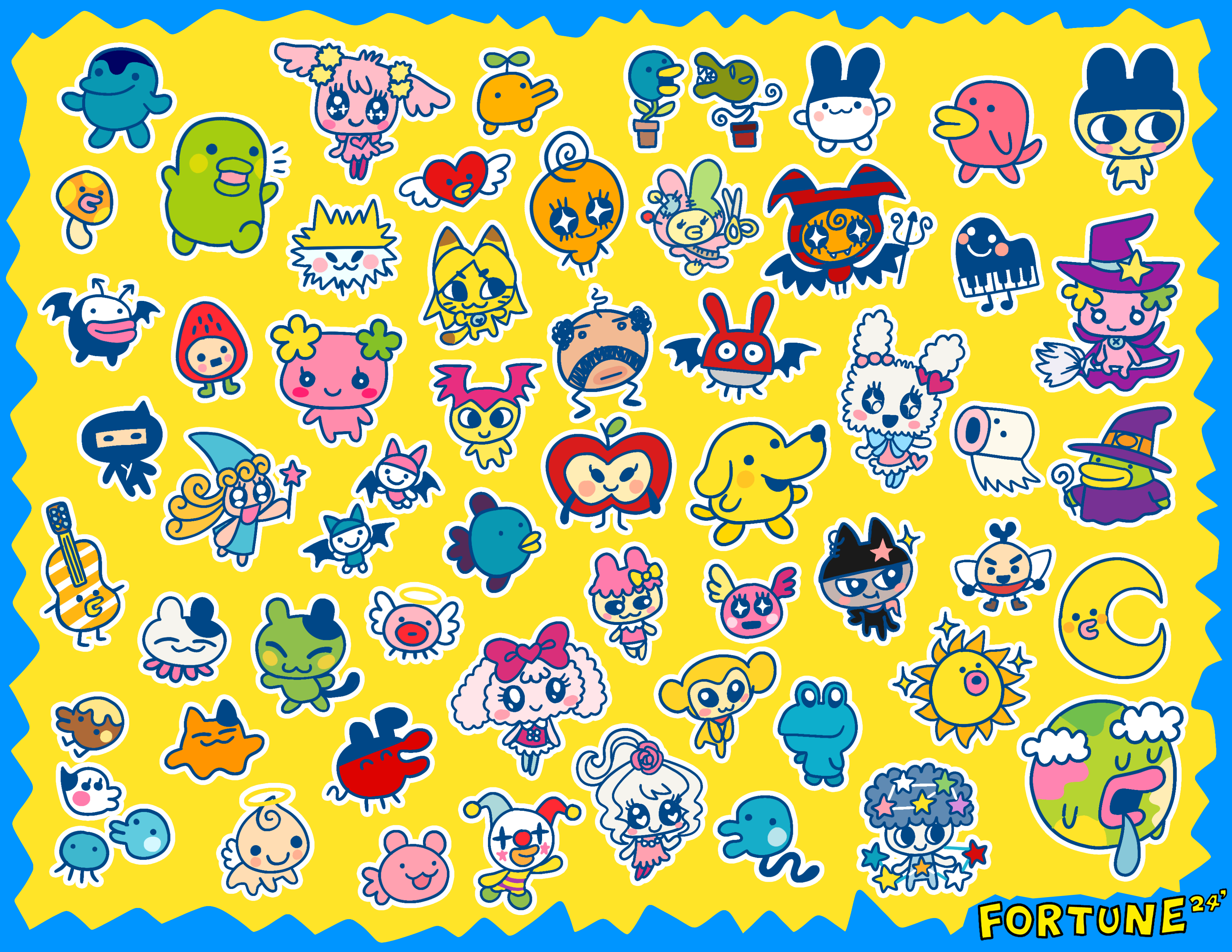 tamagotchi sticker sheet-10