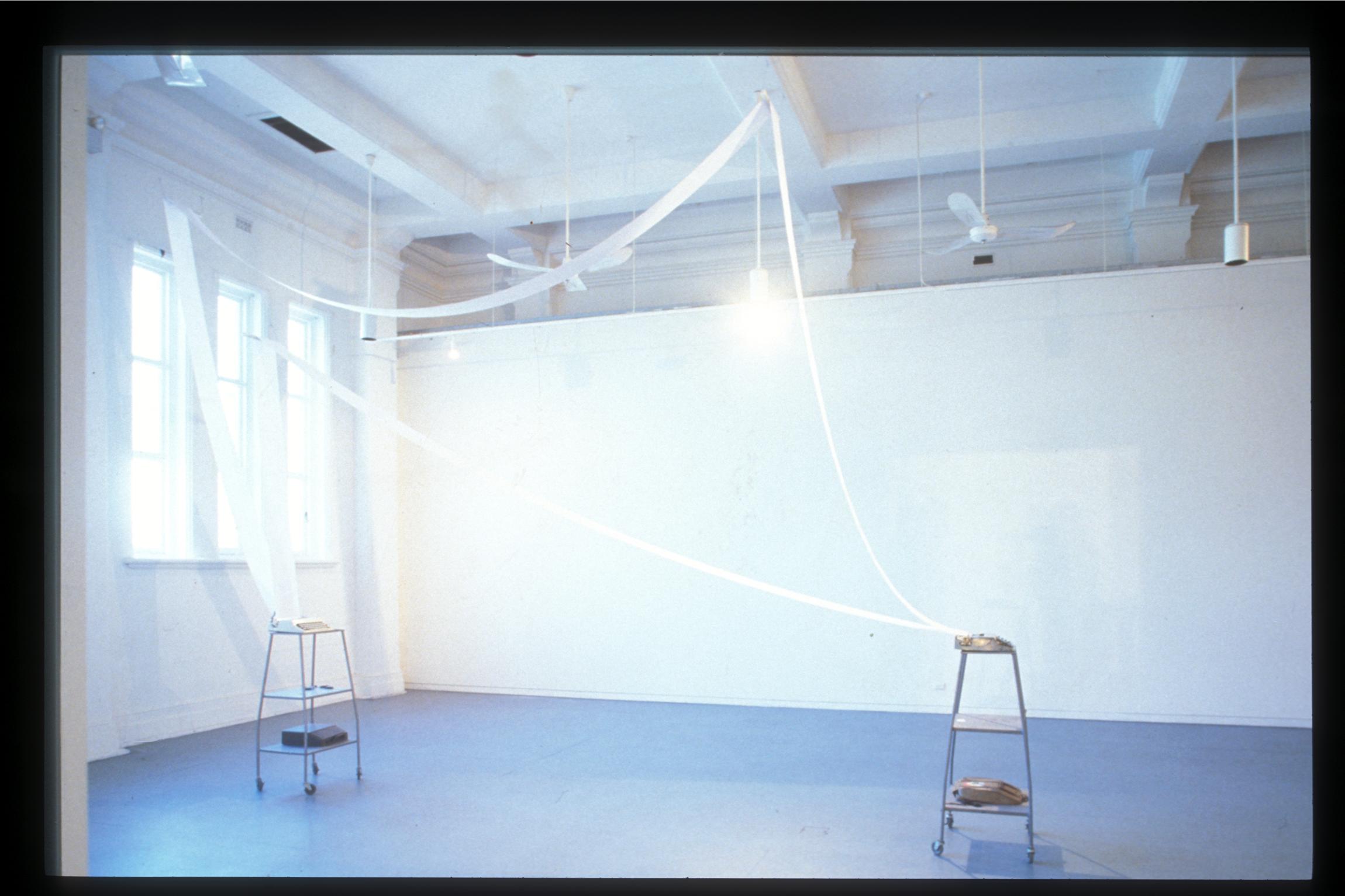 Lucas Ihlein, Who am I to edit? (Dream Roll), as part of ARX5 Artists Regional Exchange, exhibited at PICA, Perth, 1999