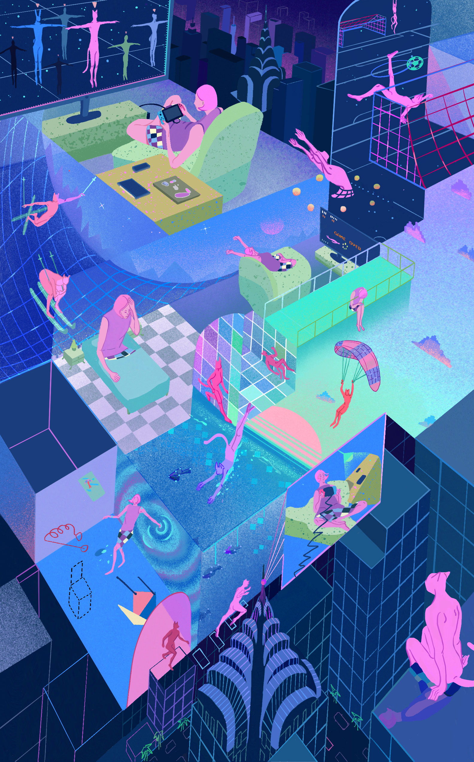 Blurring the line between Virtual and Real, (Personal)