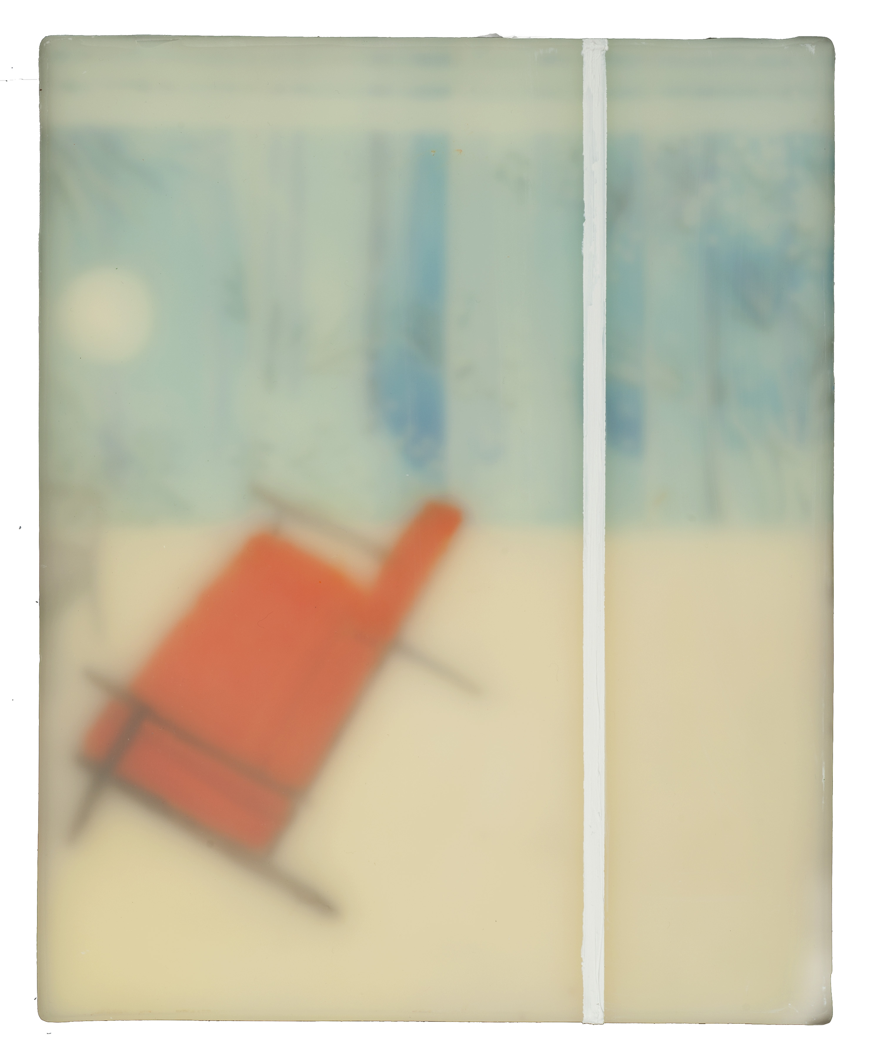 Interior 4, encaustic on board, 2020