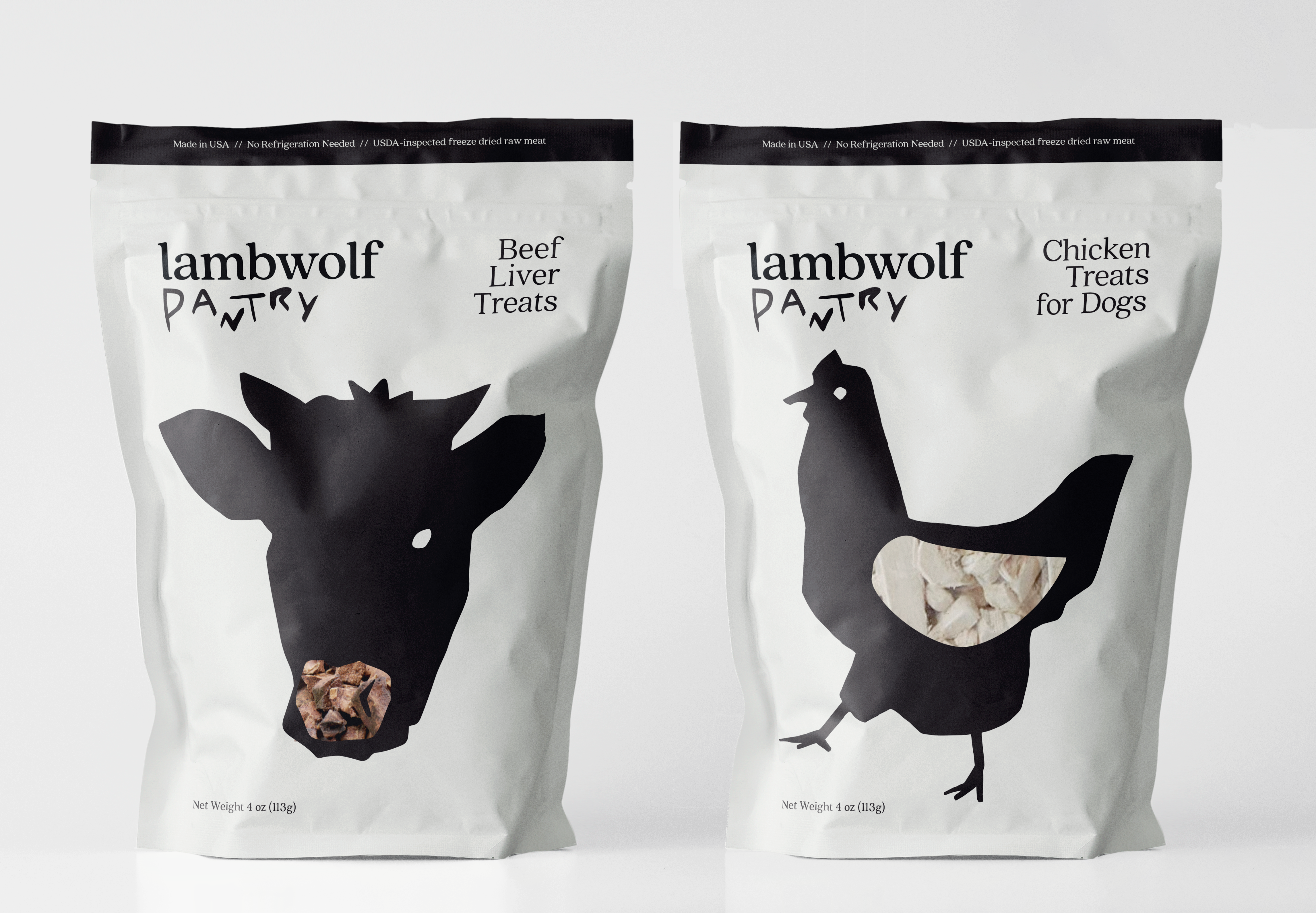 Lambwolf Dog Treats Packaging