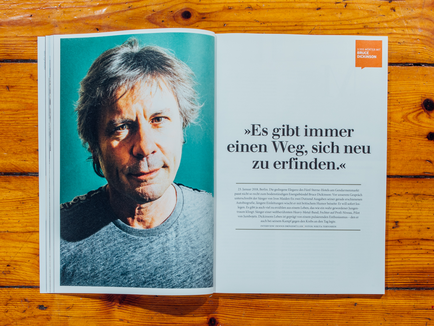 Galore Interviews / Iron Maiden Frontman Bruce Dickinson / Februar 2018