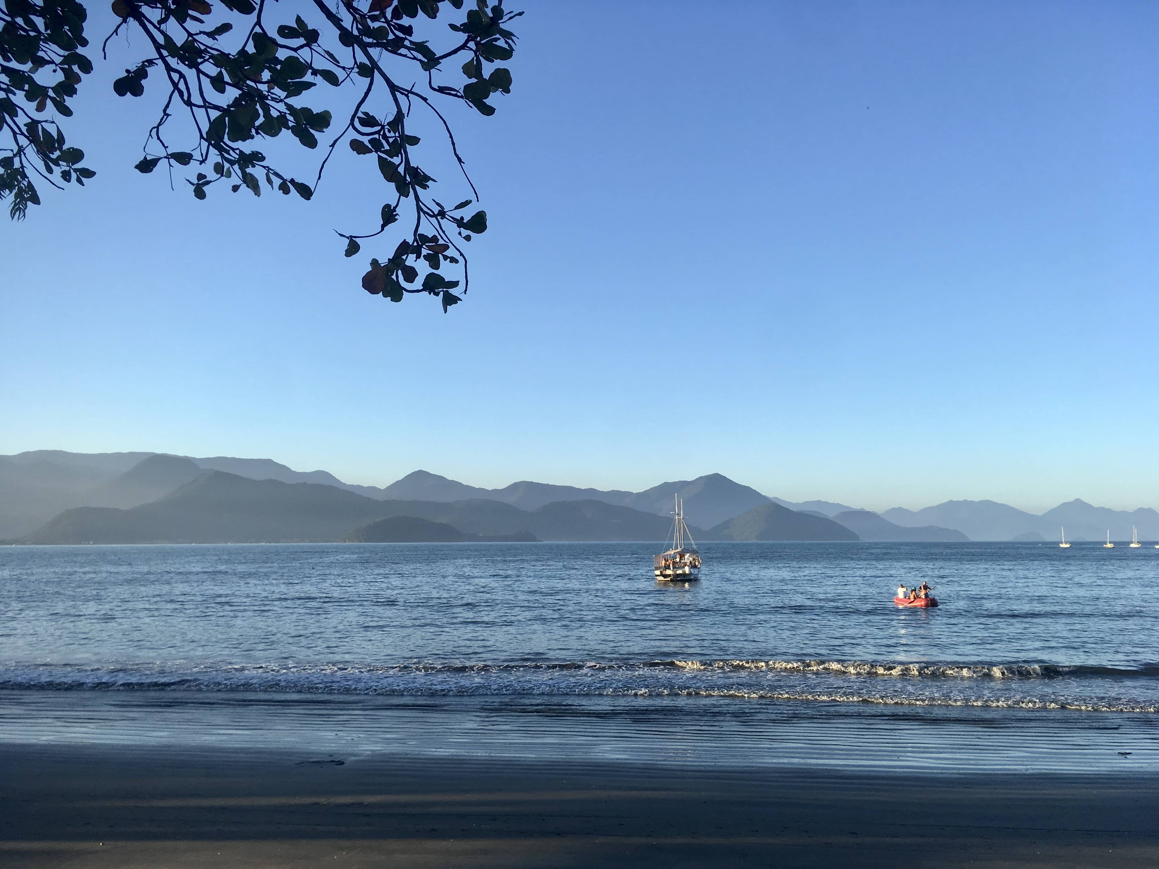 Beaches near the Ubatuba city centre