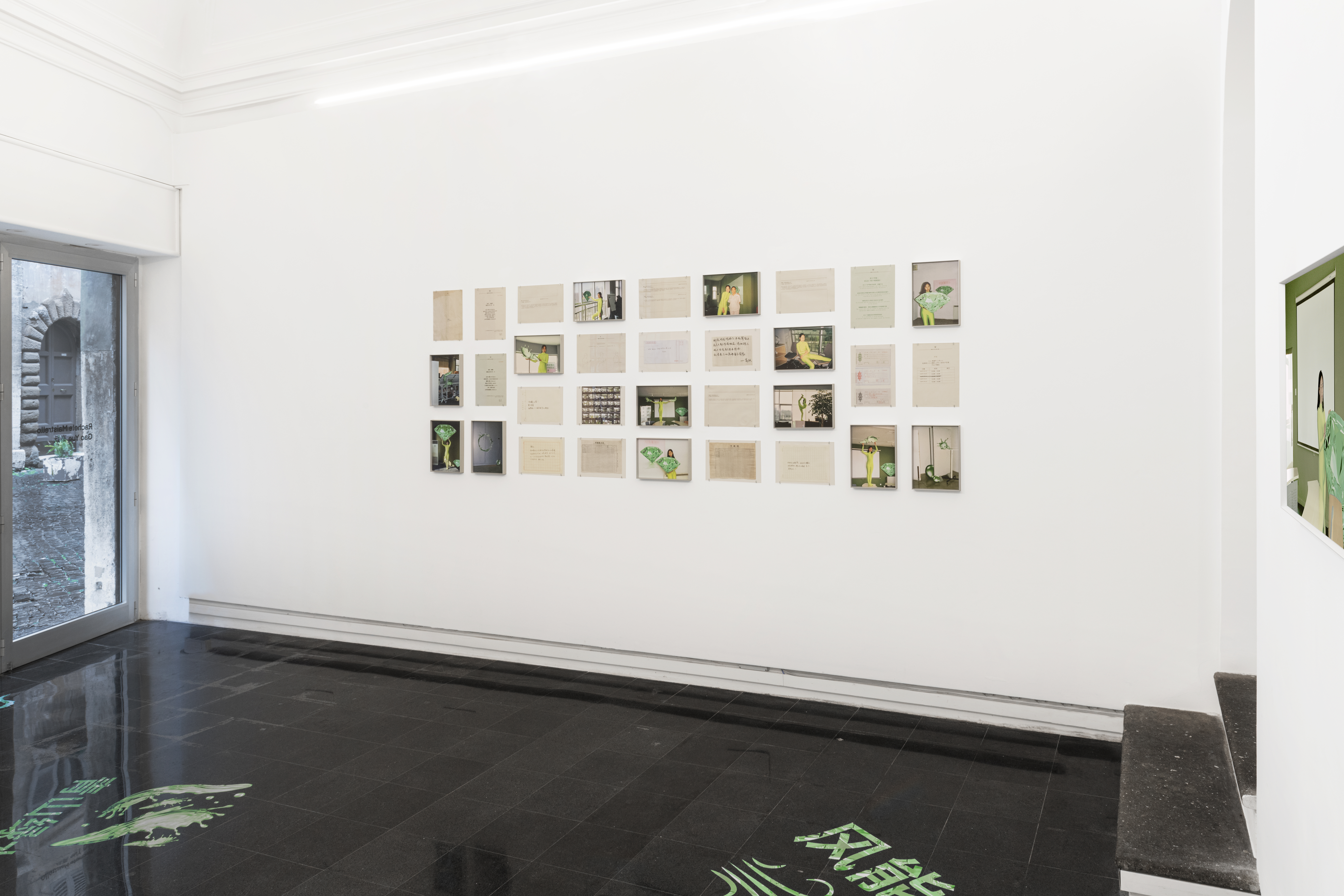 Rachele Maistrello, Gao Yue 高跃, 2023. Installation view at Galleria Eugenia Delfini, Rome. © Carlo Romano.