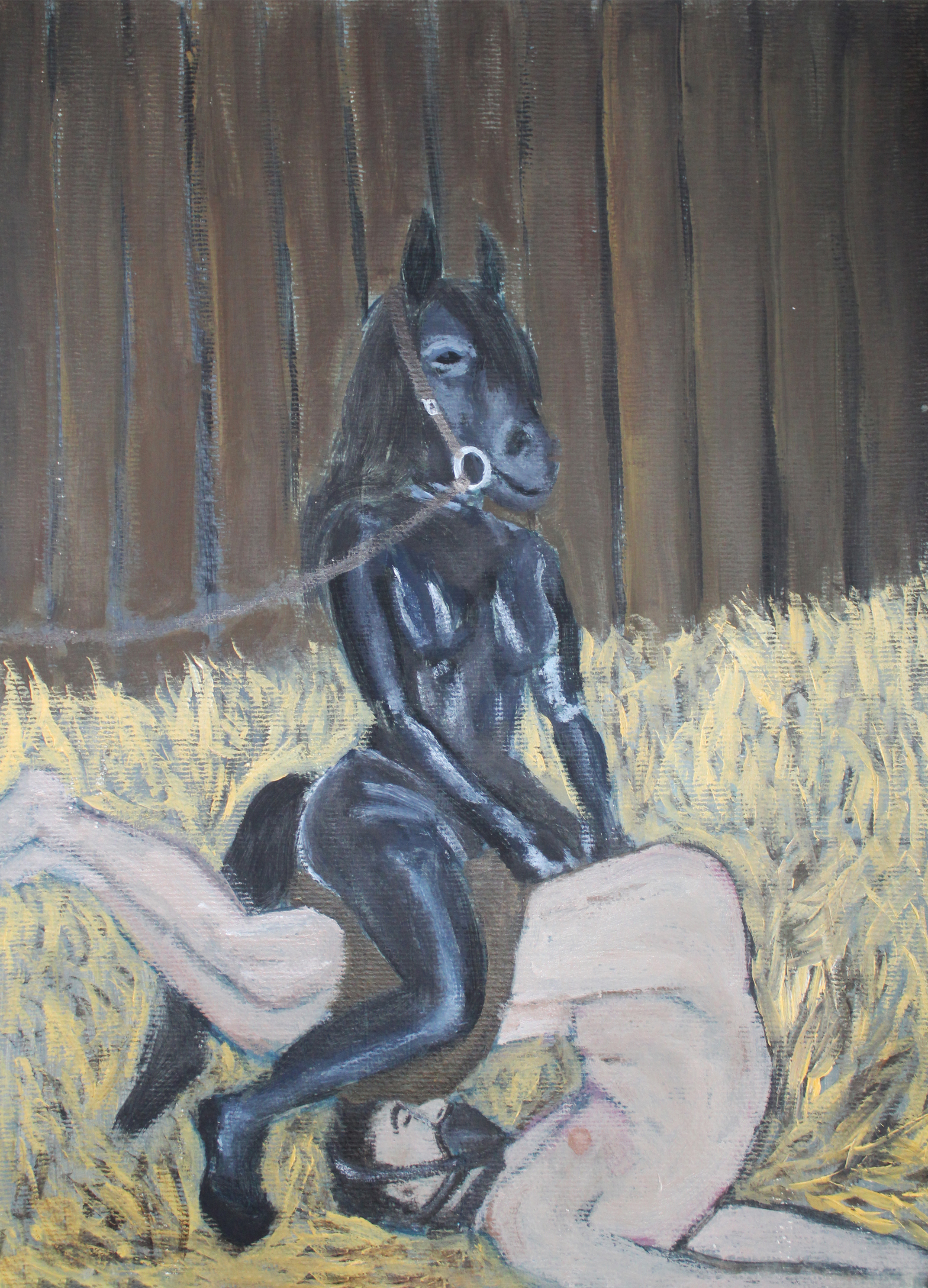 Ride, Acrylic on paper, A3, 2021