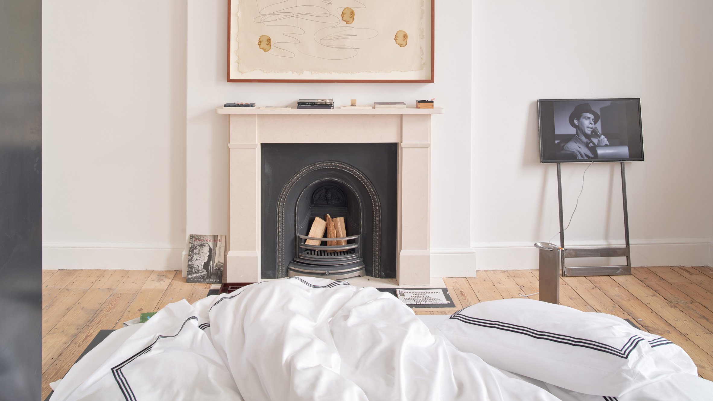 Videos on display at Soft worlds, sharp edges exhibition, London Design Festival - Photo by Andy Stagg